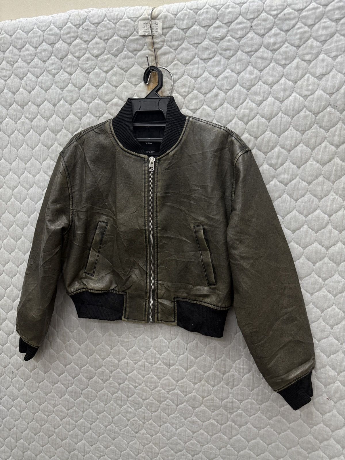 Mango 🔥🔥🔥ARCHIVE MNG MANGO LEATHER JACKET Size XS / US 0-2 / IT 36-38 - 2 Thumbnail