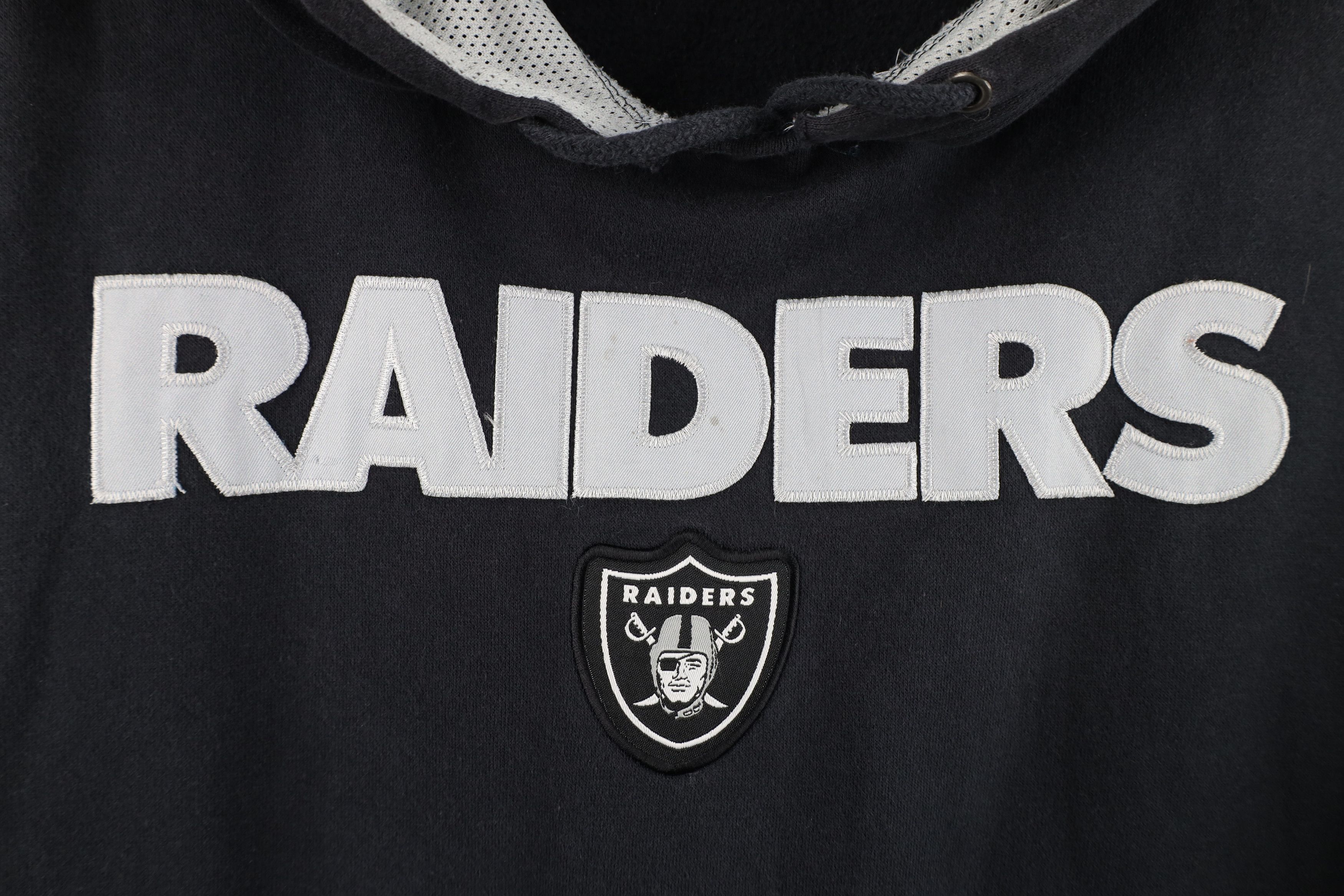 Majestic Vintage Y2K Majestic Oakland Raiders Football Hoodie Size US M / EU 48-50 / 2 - 7 Thumbnail