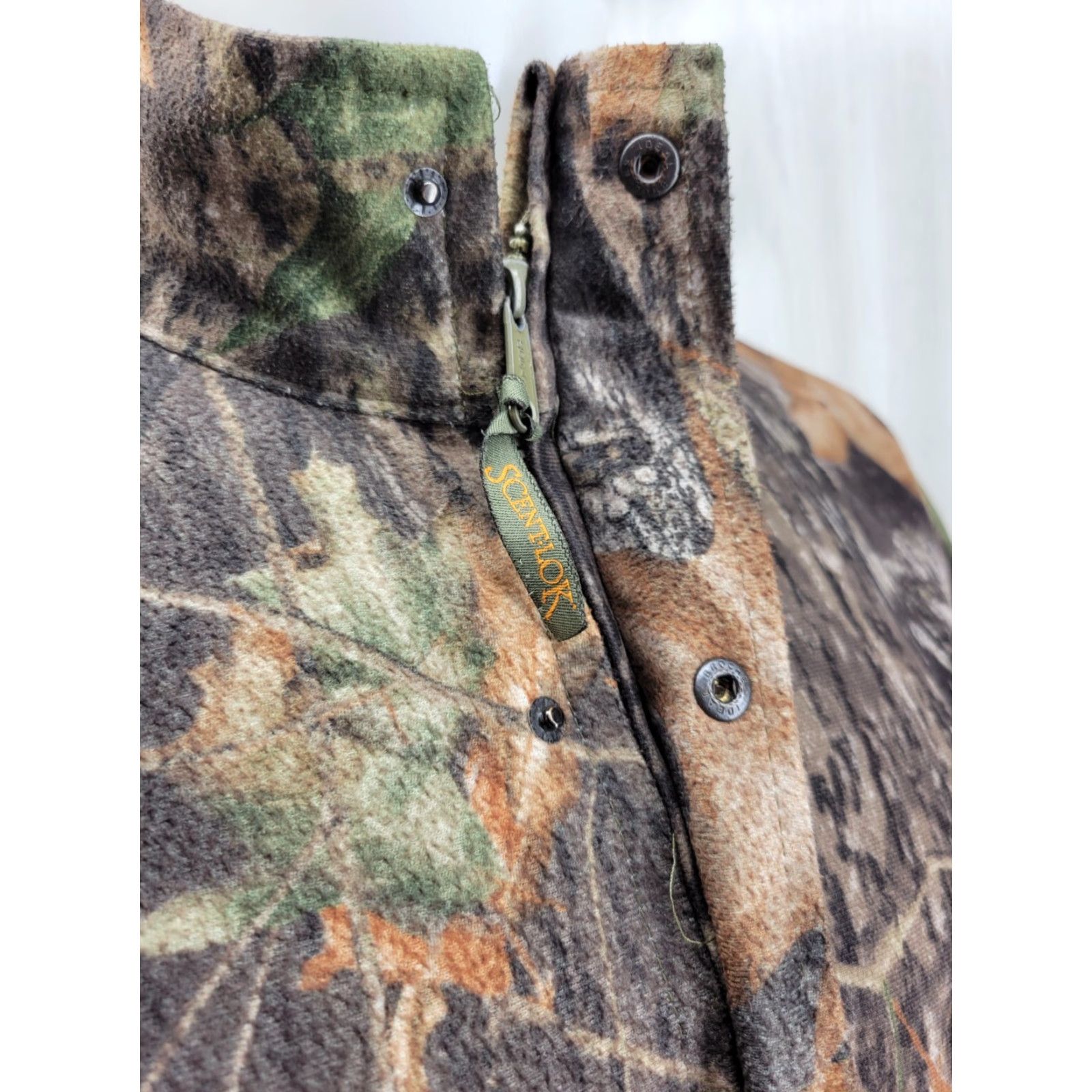 Vintage ScentLok Hunting Jacket Men’s XL Full Zip Mossy Oak Camouflage Hunt Shirt Size US XL / EU 56 / 4 - 5 Thumbnail