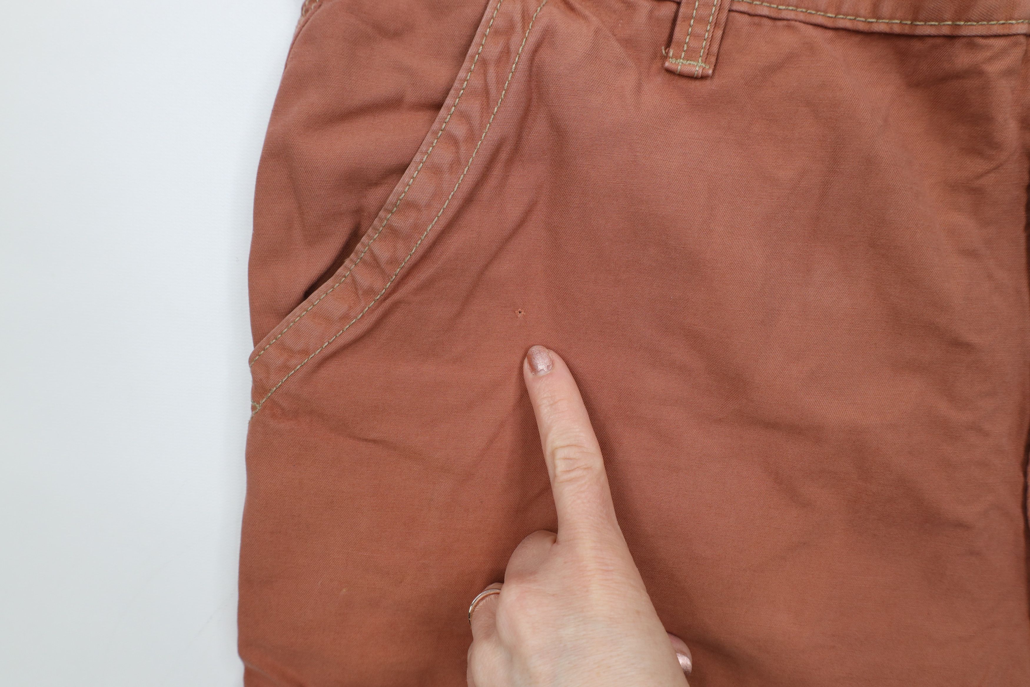 Levi's × Vintage Vintage Y2K Levis Faded Baggy Fit Cargo Shorts Rust Cotton Size US 38 / EU 54 - 6 Thumbnail