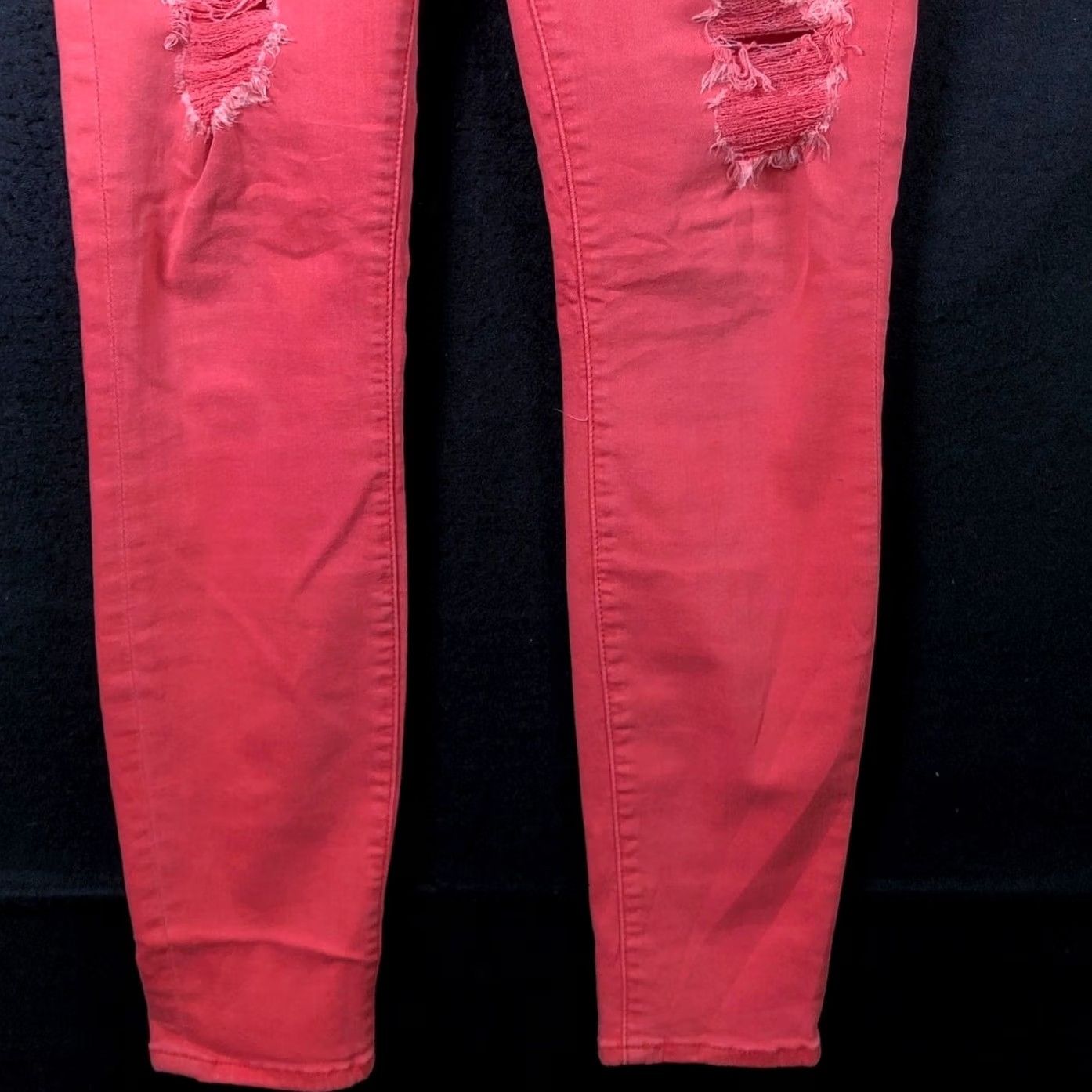 7 For All Mankind 7 For All Mankind Jeans Womens Coral Mid Rise Slim Distressed Stretch 28 5-Pocket Denim Skinny casual Womens Size 28" / US 6 / IT 42 - 3 Thumbnail