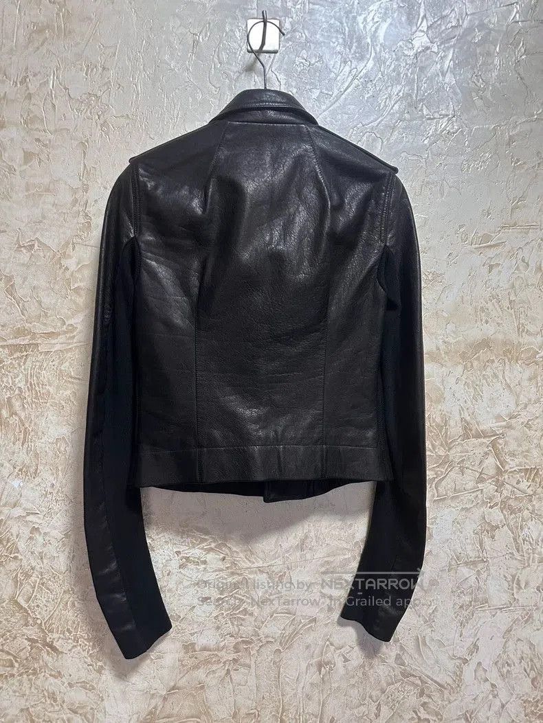 Rick Owens rick owens leather motorcycle jacket in black. Size US S / EU 44-46 / 1 - 2 Thumbnail