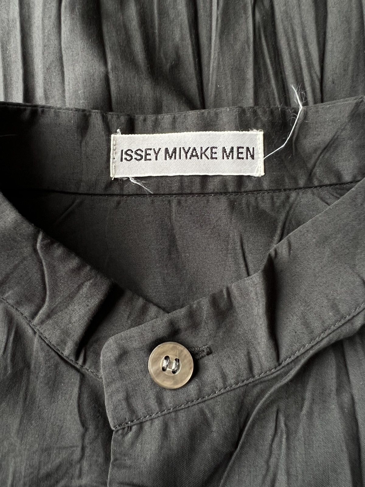 Pleats Please Issey Miyake SS98 Issey Miyake Men Wrinkled Pleated Stand Collar OS Jkt Size US XL / EU 56 / 4 - 7 Thumbnail