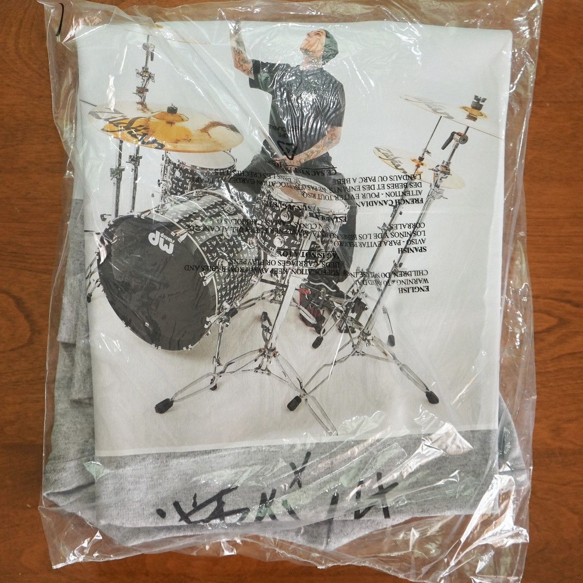 Fuck The Population FTP x Travis Barker Famous Heather Gray T-Shirt Size US L / EU 52-54 / 3 - 2 Thumbnail