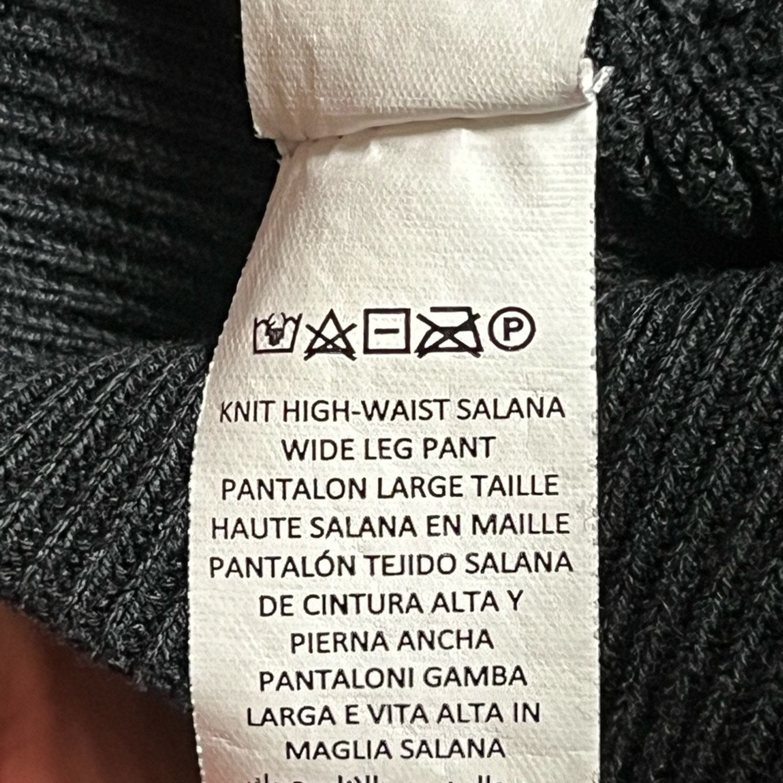 Alo Yoga ALO Yoga Knit High-Waist Salana Wide Leg Pants size small Size 27" / US 4 / IT 40 - 5 Thumbnail