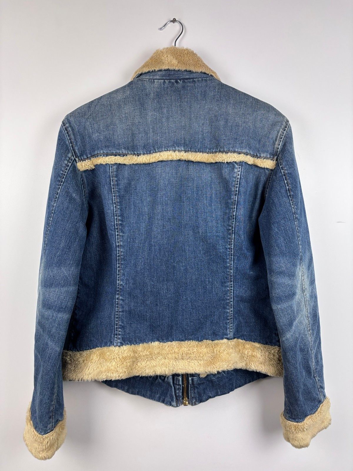 Levi's Levis Sherpa Denim Jacket Size Girls L fits like Womens S Size S / US 4 / IT 40 - 4 Thumbnail