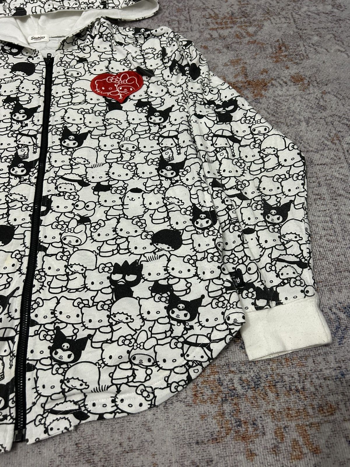 If Six Was Nine Hello Kitty Full Print zip Hoodie Size US S / EU 44-46 / 1 - 3 Thumbnail