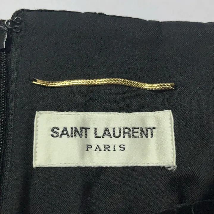 Saint Laurent Paris Saint Laurent Studded Silk Skirt for Women -2507 Size 37" - 5 Thumbnail