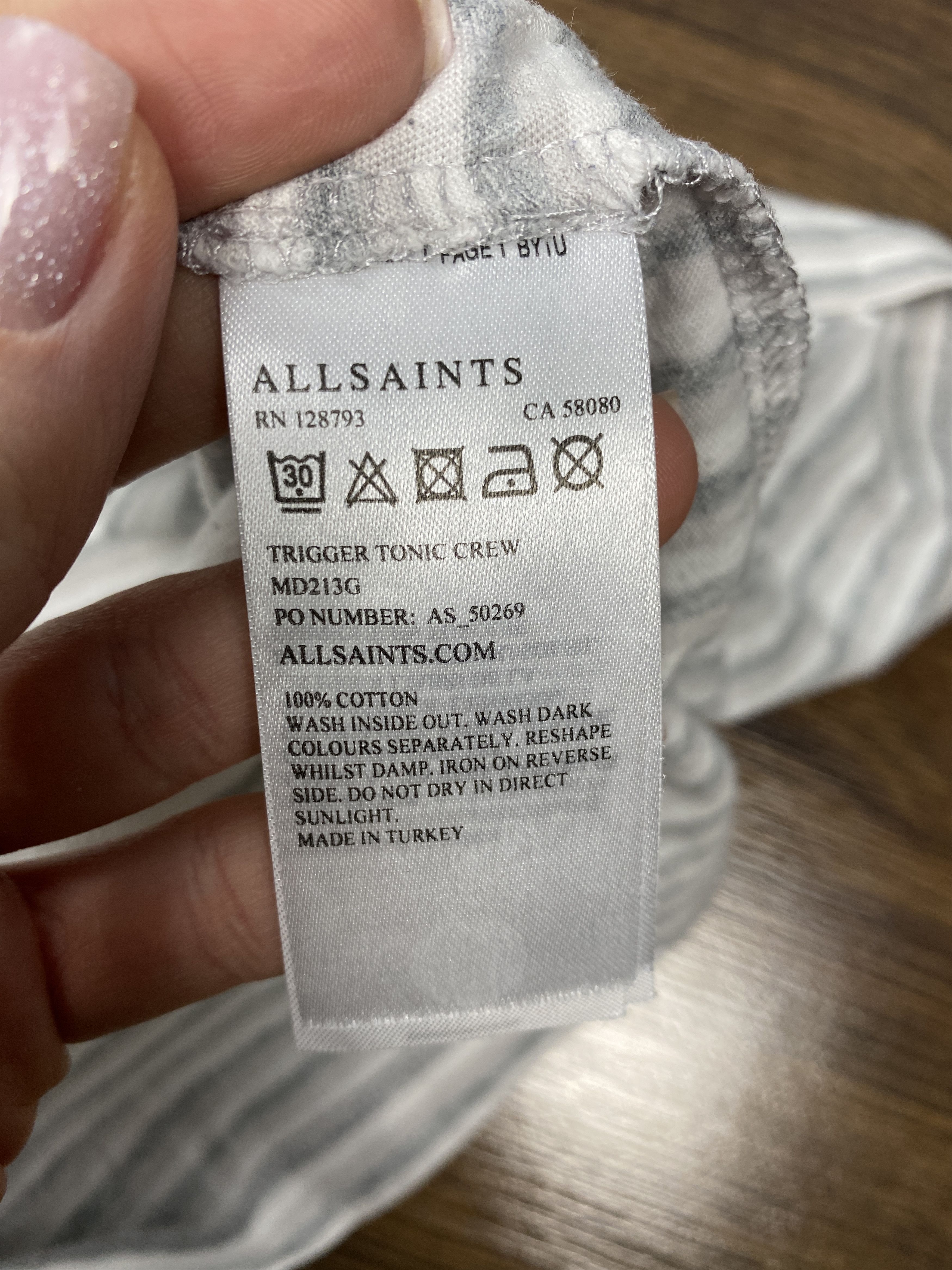 Allsaints Allsaints vintage short sleeve t-shirt y2k Size US XS / EU 42 / 0 - 5 Thumbnail