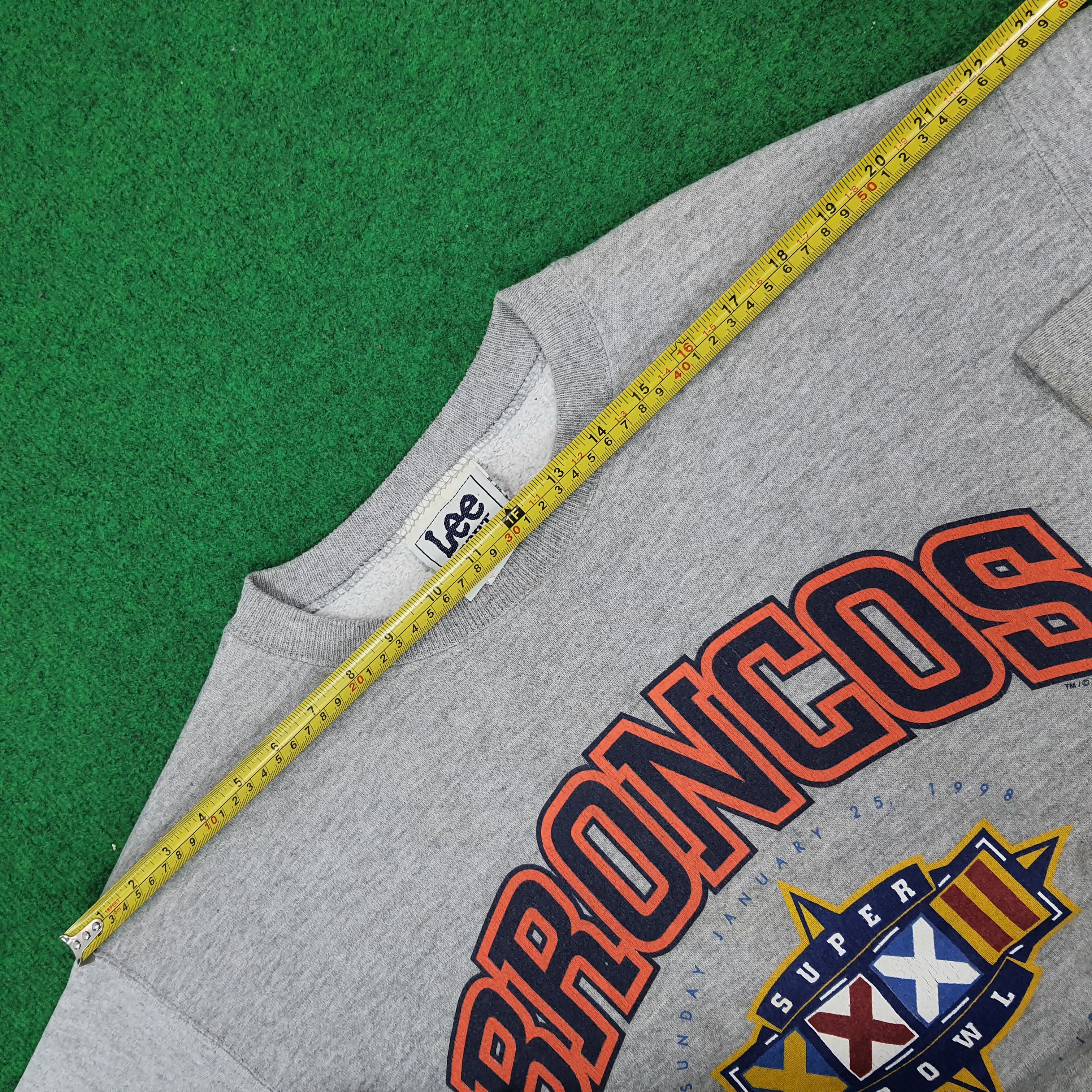 Lee Vintage Denver Broncos Super Bowl XXXII Sweatshirt C277N10 Size US L / EU 52-54 / 3 - 9 Thumbnail