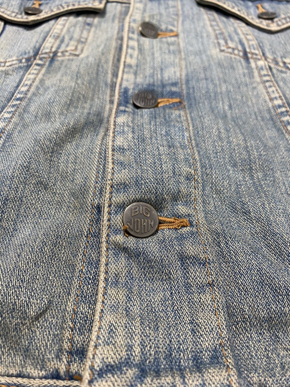 Big John Rare Vintage 90s Big John Denim Jacket Size US S / EU 44-46 / 1 - 10 Thumbnail