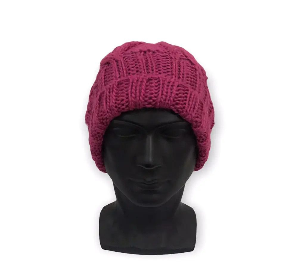 Japanese Brand × Kapital × Vintage Japanese Brand Milsa Knit Design Beanie Hat Size ONE SIZE - 2 Thumbnail