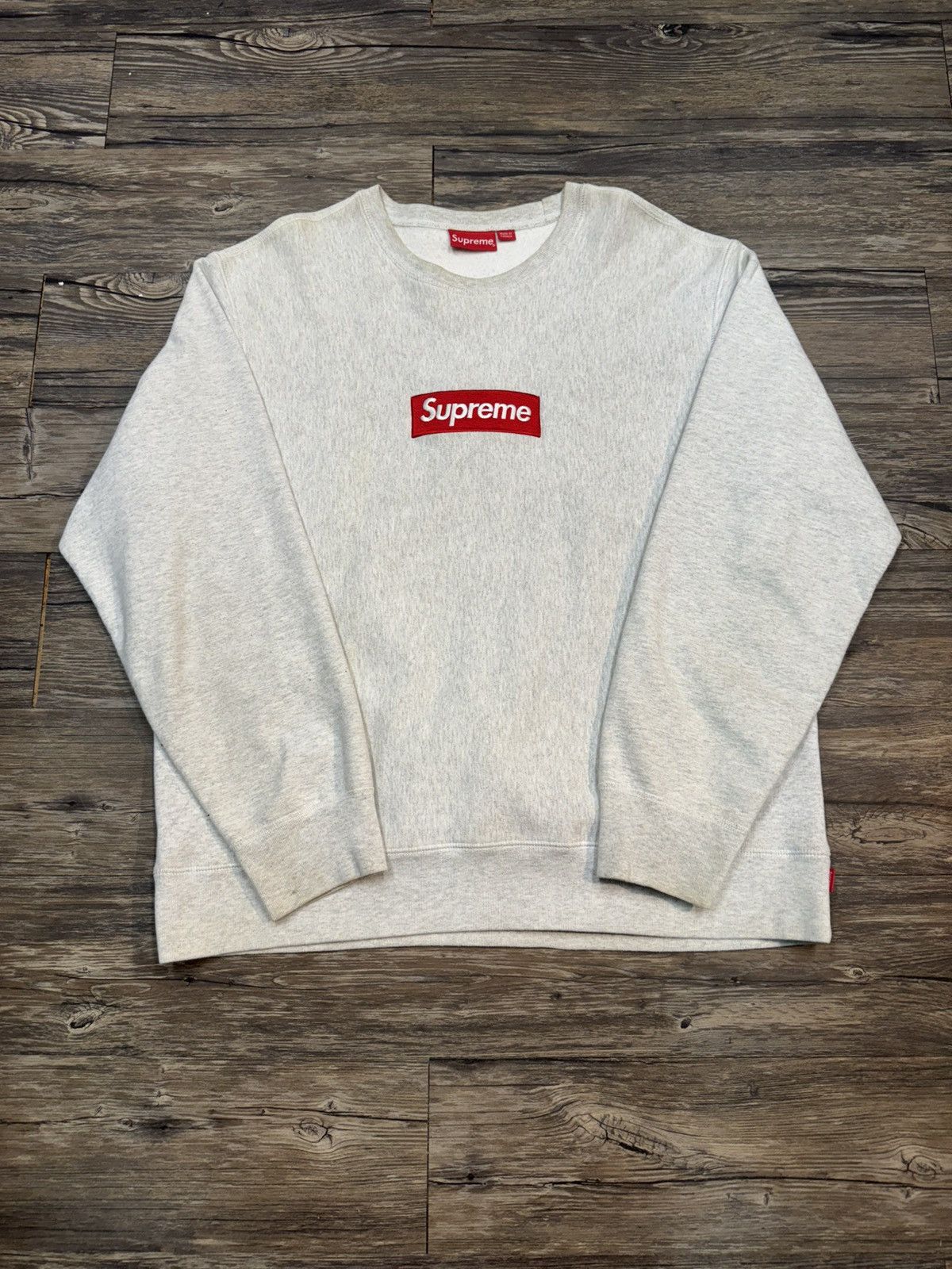 Supreme Supreme FW15 Box Logo Sweatshirt Size US XL / EU 56 / 4 - 1 Thumbnail