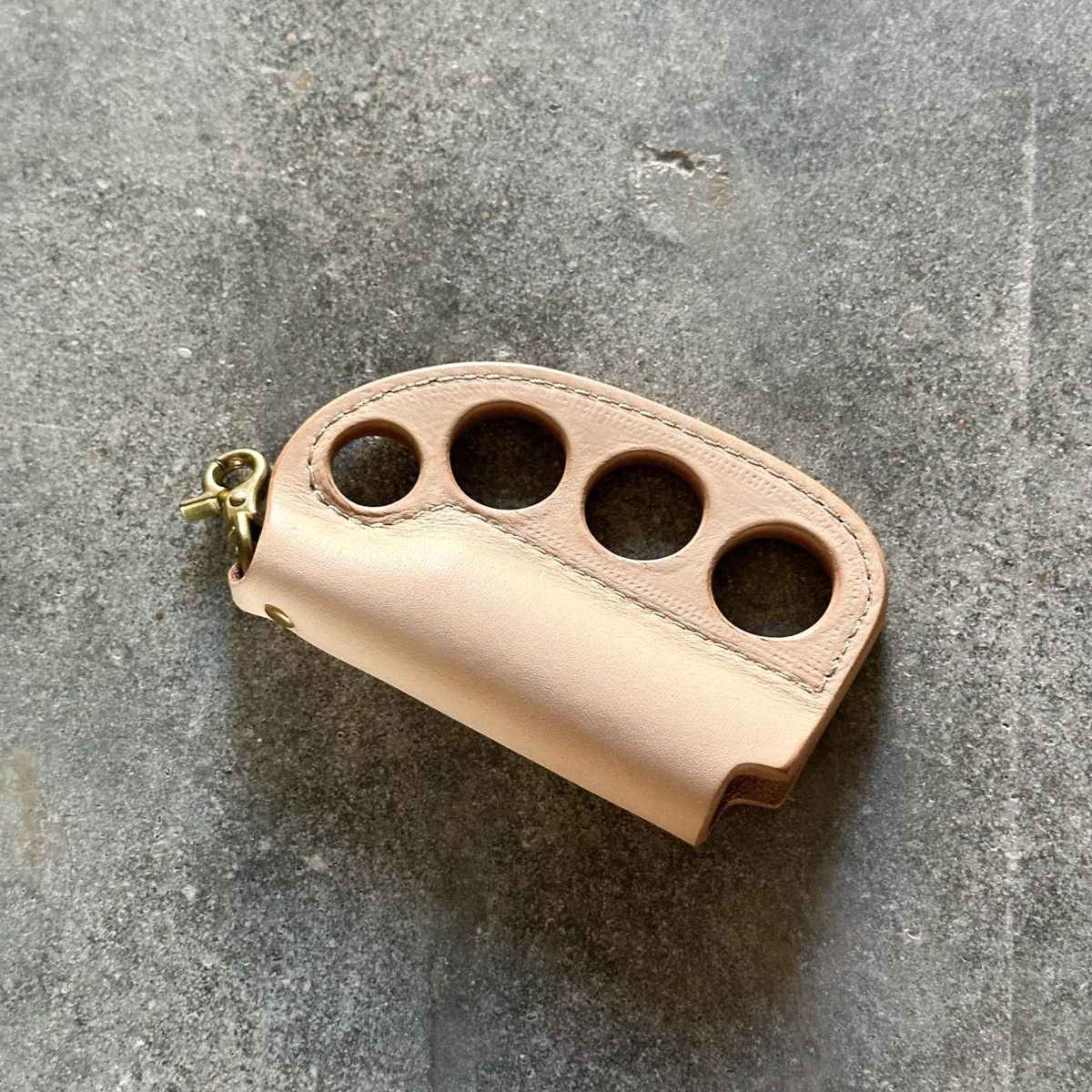 Blackmeans Leather Knuckle Lighter Case Keychain Size ONE SIZE - 4 Thumbnail