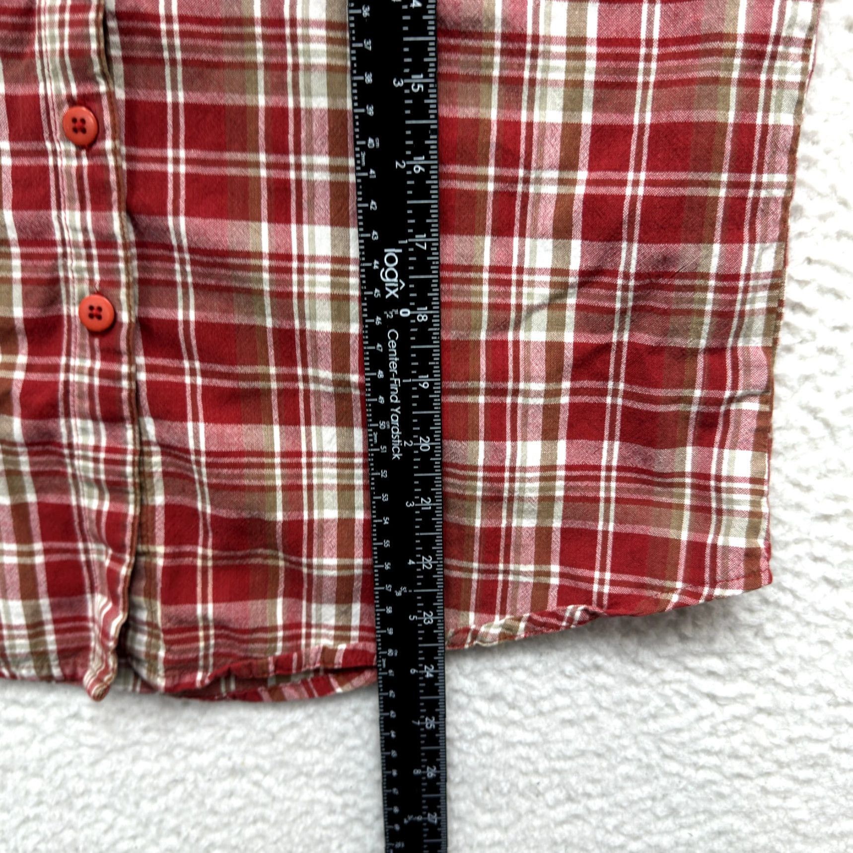 Vintage VINTAGE Button-Up Shirt Top L Large Womens Red Plaid Western Rodeo Americana Shirt Womens L Red Plaid Western Rodeo Americana Size L / US 10 / IT 46 - 5 Thumbnail