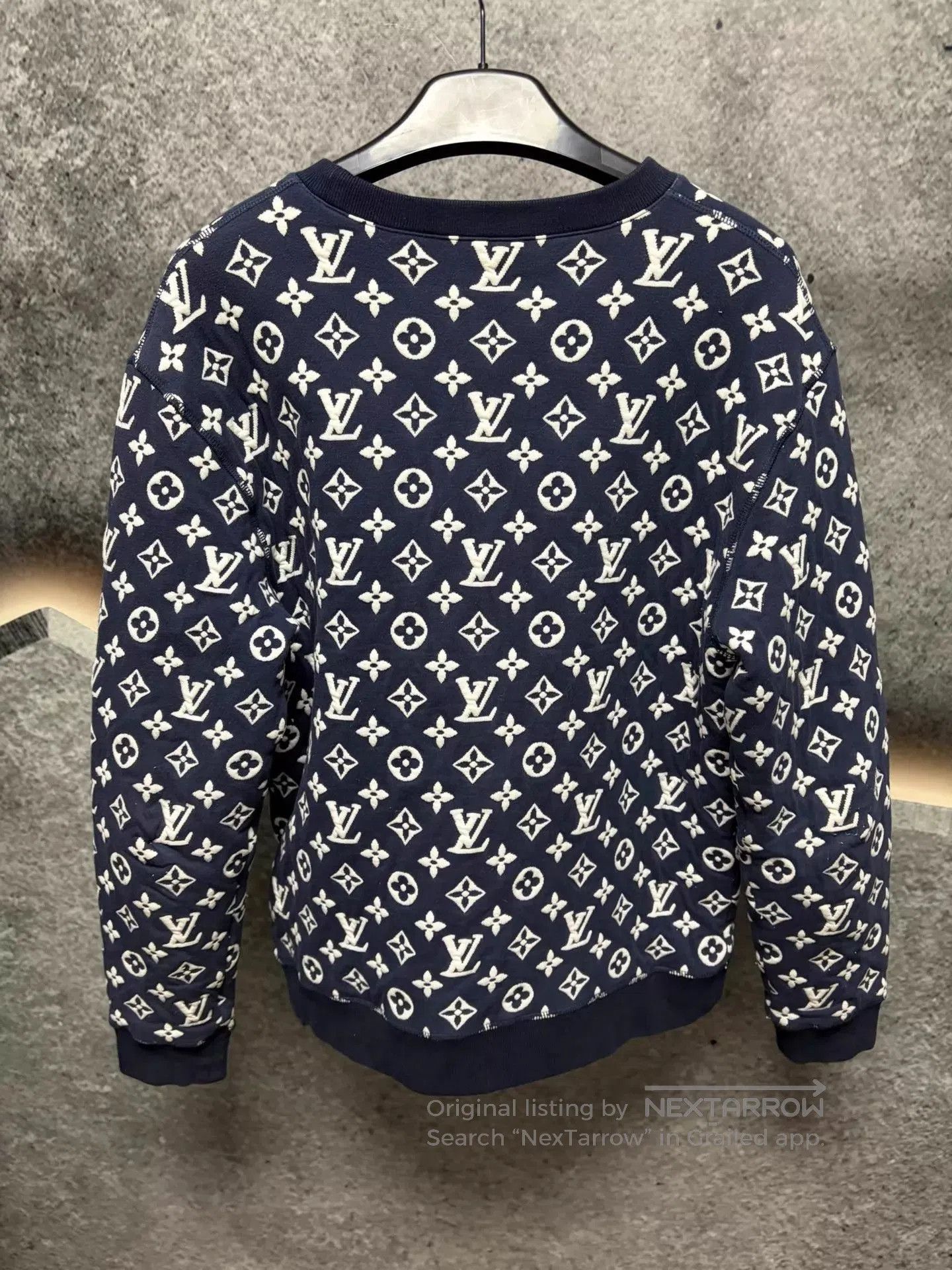 Louis Vuitton Blue Patterned Long Sleeve Sweatshirt M. Size US M / EU 48-50 / 2 - 2 Thumbnail