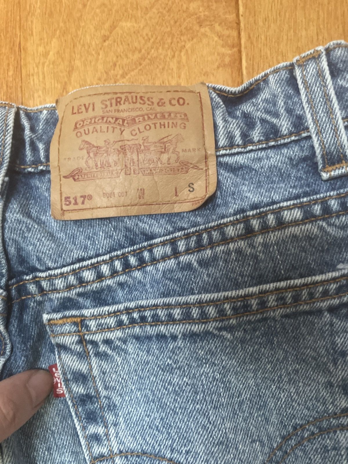Levi's × Levi's Vintage Clothing × Vintage Levi’s Redline Vintage Denim. Woman’s Blue Jeans Size 30" / US 8 / IT 44 - 3 Thumbnail
