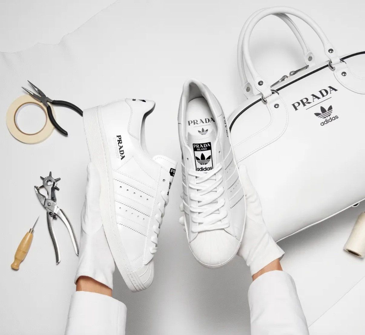 Prada Prada x Adidas Bowling Bag and Sneaker Superstar Size ONE SIZE - 2 Thumbnail