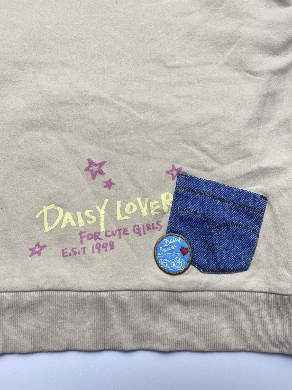 Angel Blue Daisy Lovers Hoodie Size S / US 4 / IT 40 - 8 Thumbnail