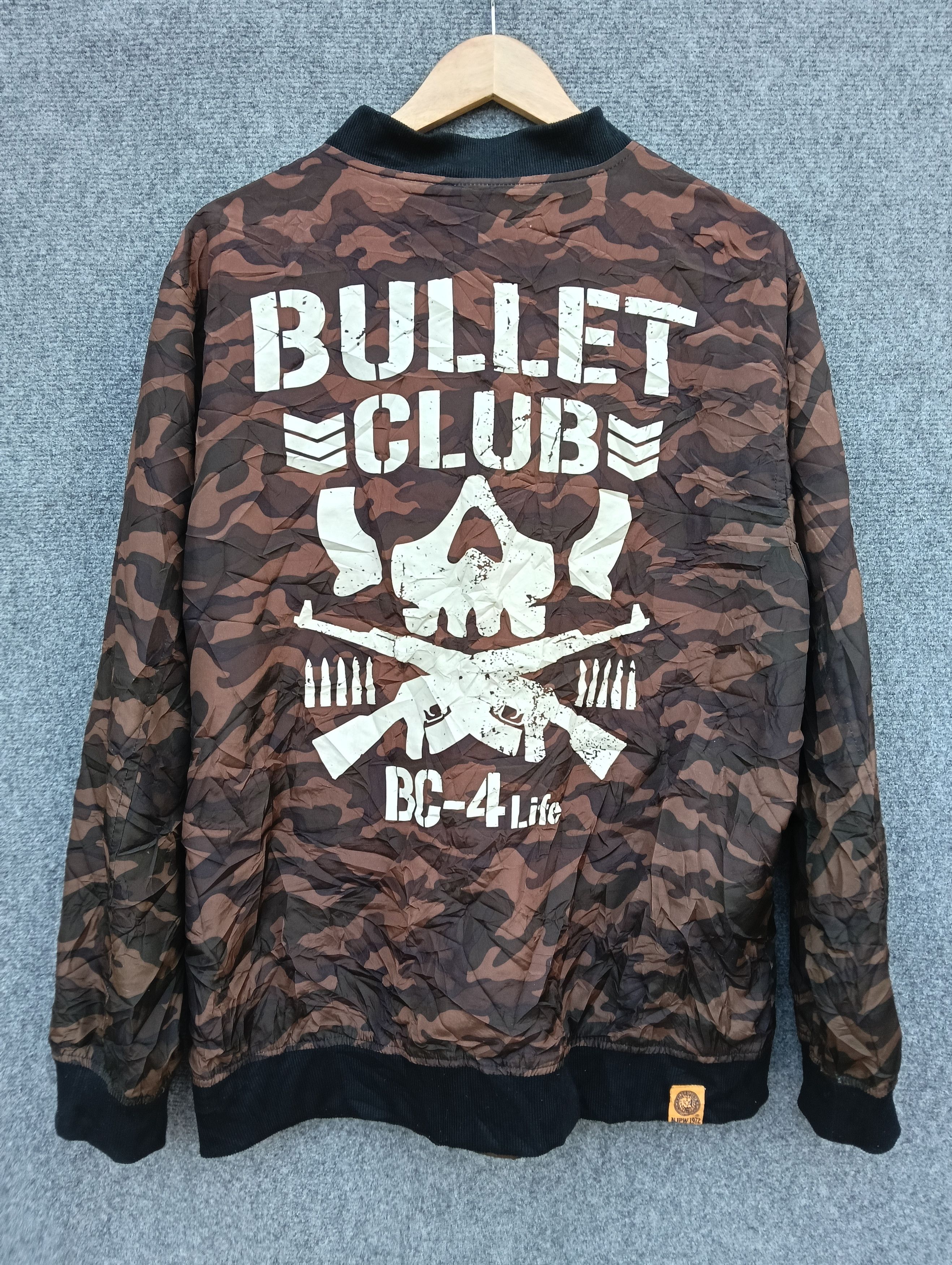Bullet Noise Bullet Club BC-4 Life camouflage bomber jacket spell out. Size US XL / EU 56 / 4 - 1 Thumbnail