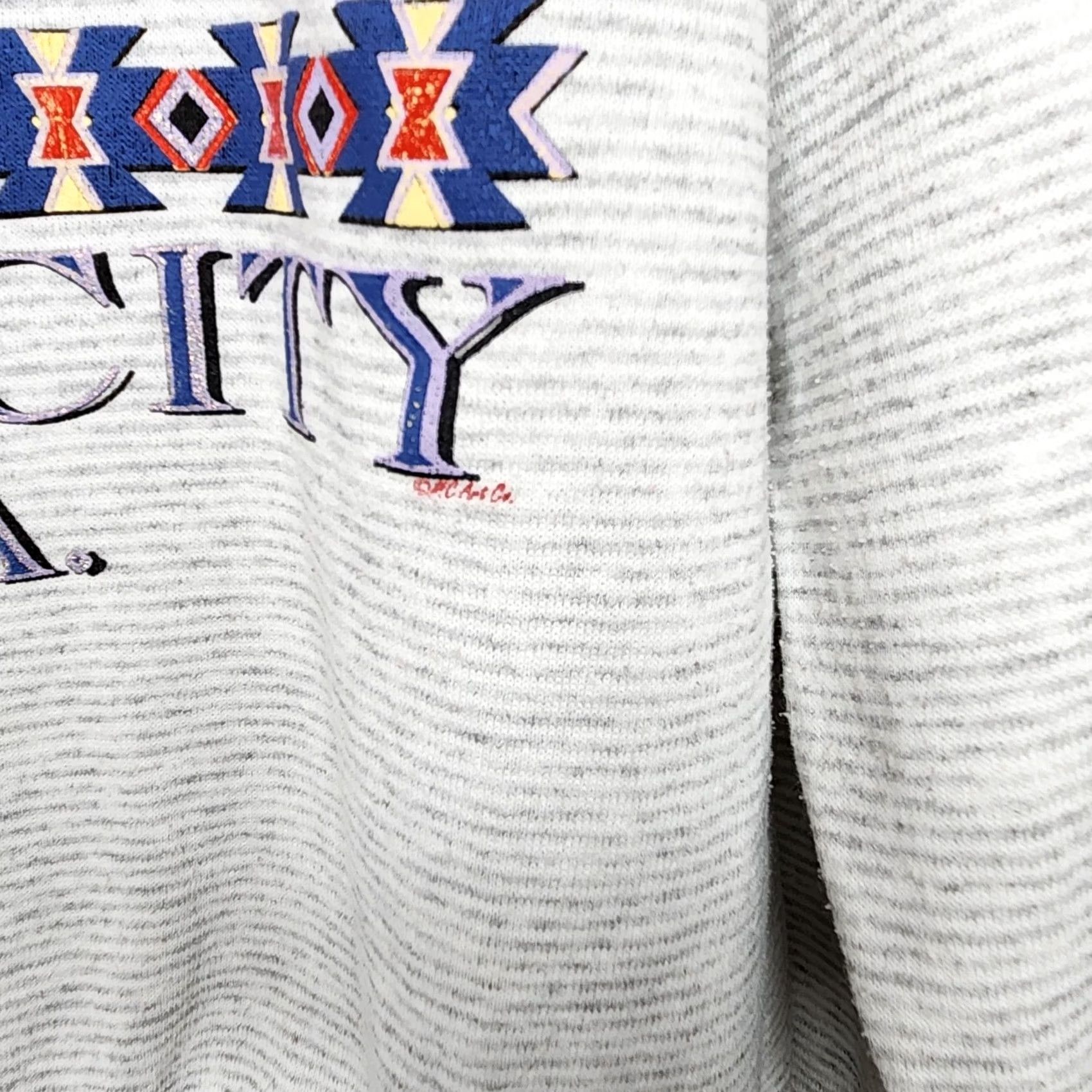 Vintage VINTAGE Premier Sportswear Nashville Music City USA Sweatshirt Mens Large Gray Cowboy Boots 90s Size US L / EU 52-54 / 3 - 4 Thumbnail