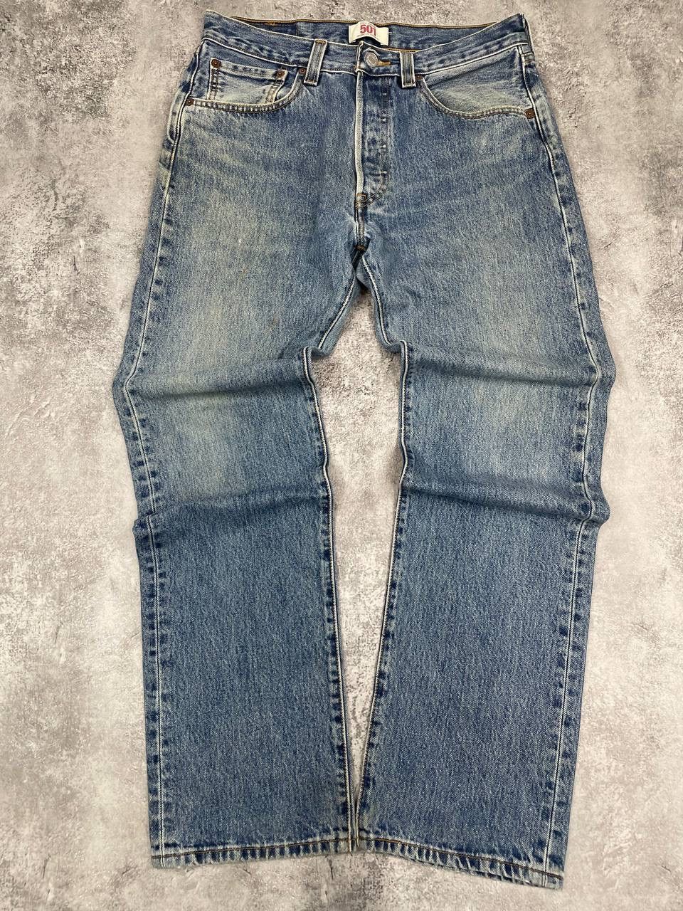 Levi's Levi's Men's Denim Jeans Blue Regular Straight Vintage Size US 31 - 6 Thumbnail