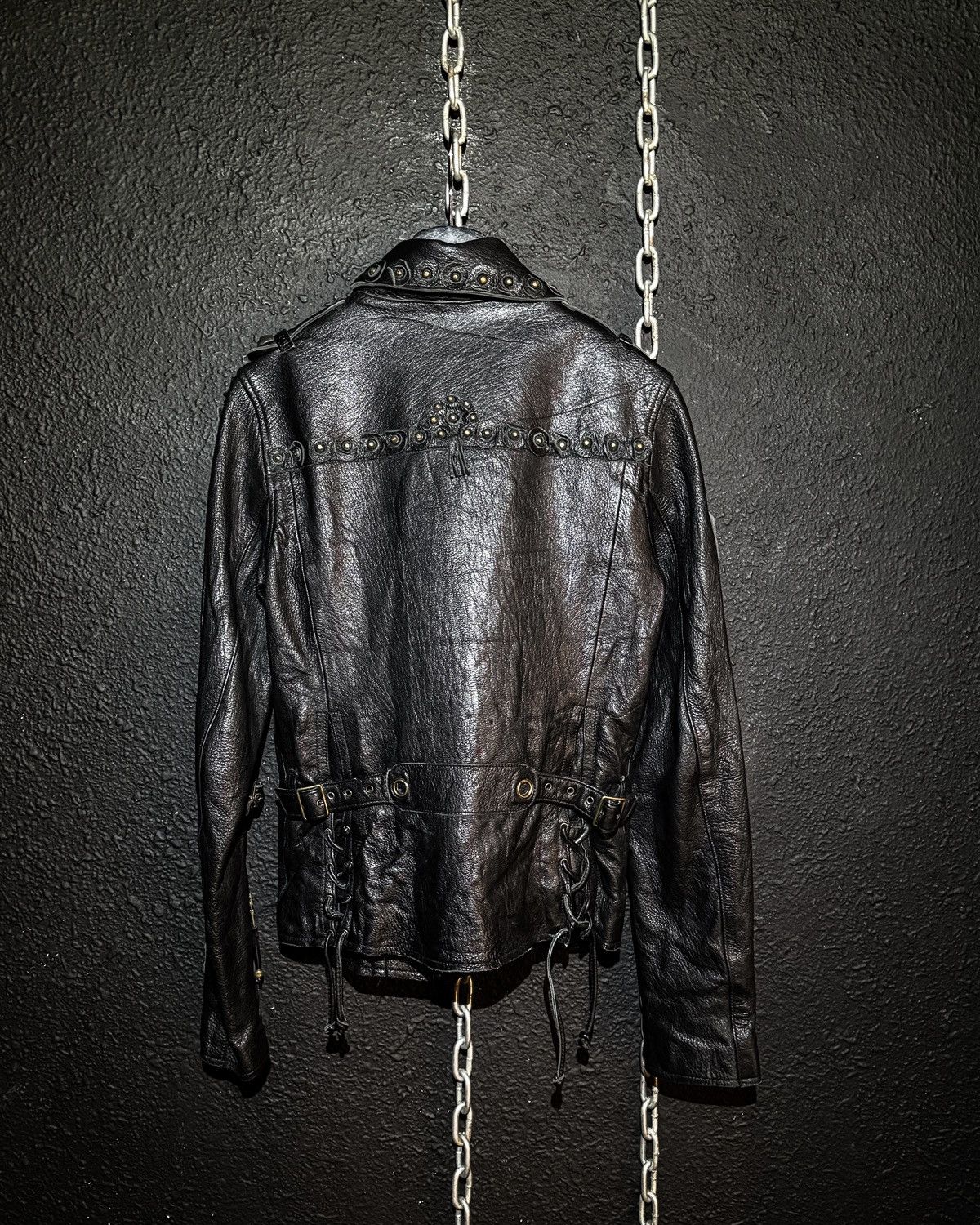 Share Spirit Homme Share Spirit - Goat leather rider jacket Size US S / EU 44-46 / 1 - 10 Thumbnail
