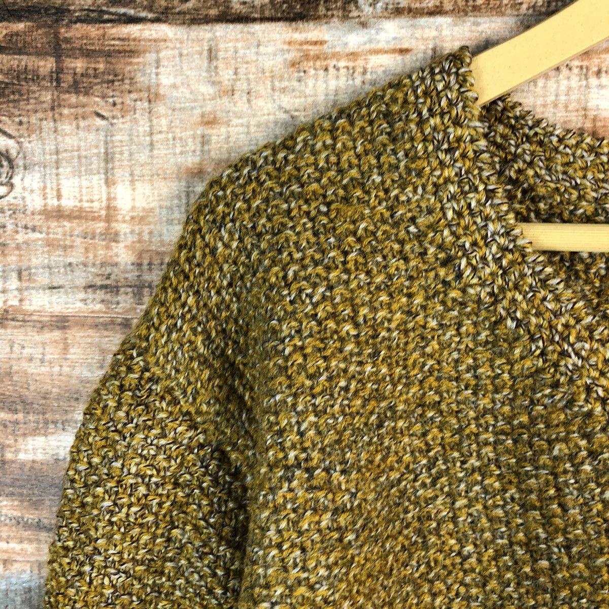 Homespun Knitwear × Japanese Brand Japanese Brand Dark Brown Hand Knit #A2287 Size M / US 6-8 / IT 42-44 - 9 Thumbnail