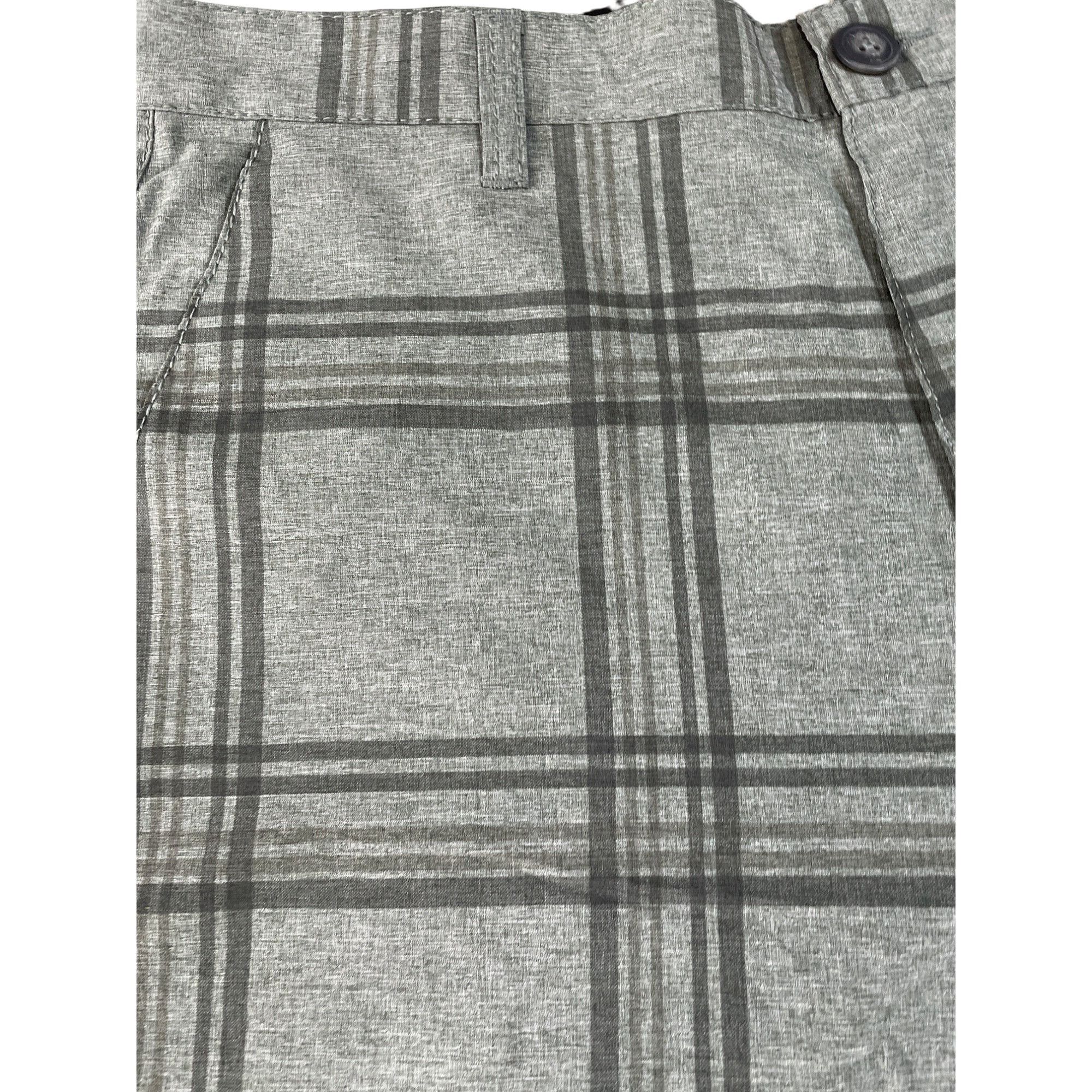 Billabong Billabong Mens submersible X Stretch gray plaid shorts size Size US 32 / EU 48 - 2 Thumbnail
