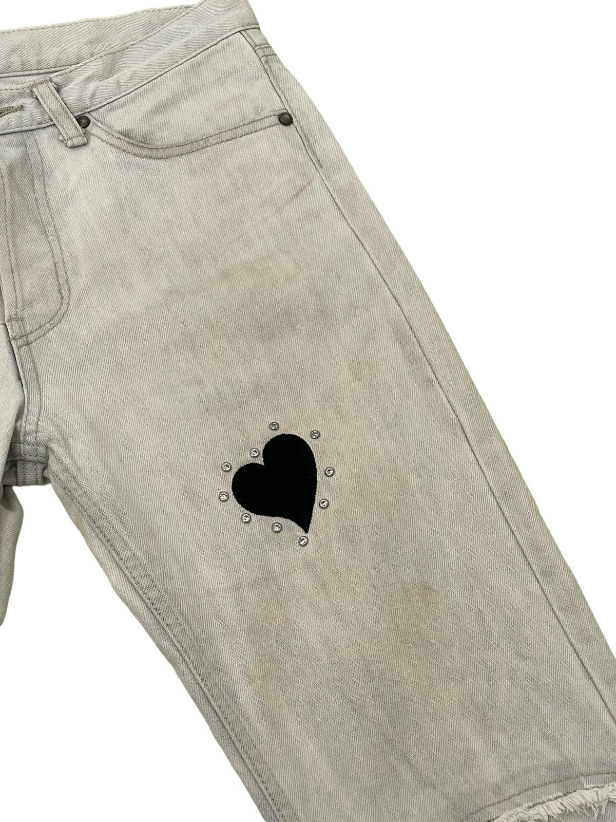 Japanese Brand Distress Jeans Naked Bunch Embroydered Regular Fit 7🟦9 Size US 28 / EU 44 - 8 Thumbnail