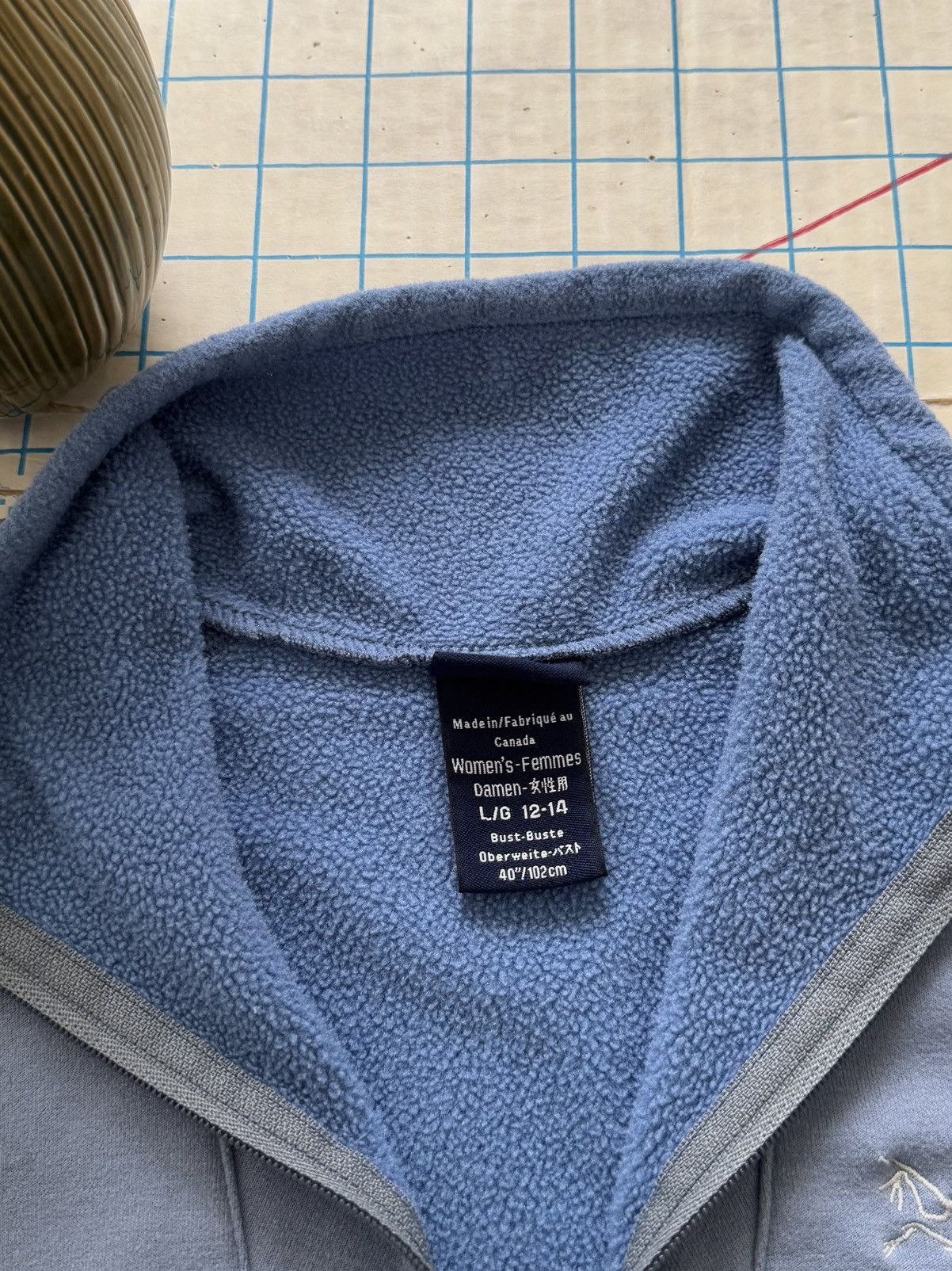 Arc'teryx × Vintage Arcteryx 1/4 Zip Fleece Light Blue Women’s Size Small Size L / US 10 / IT 46 - 8 Thumbnail