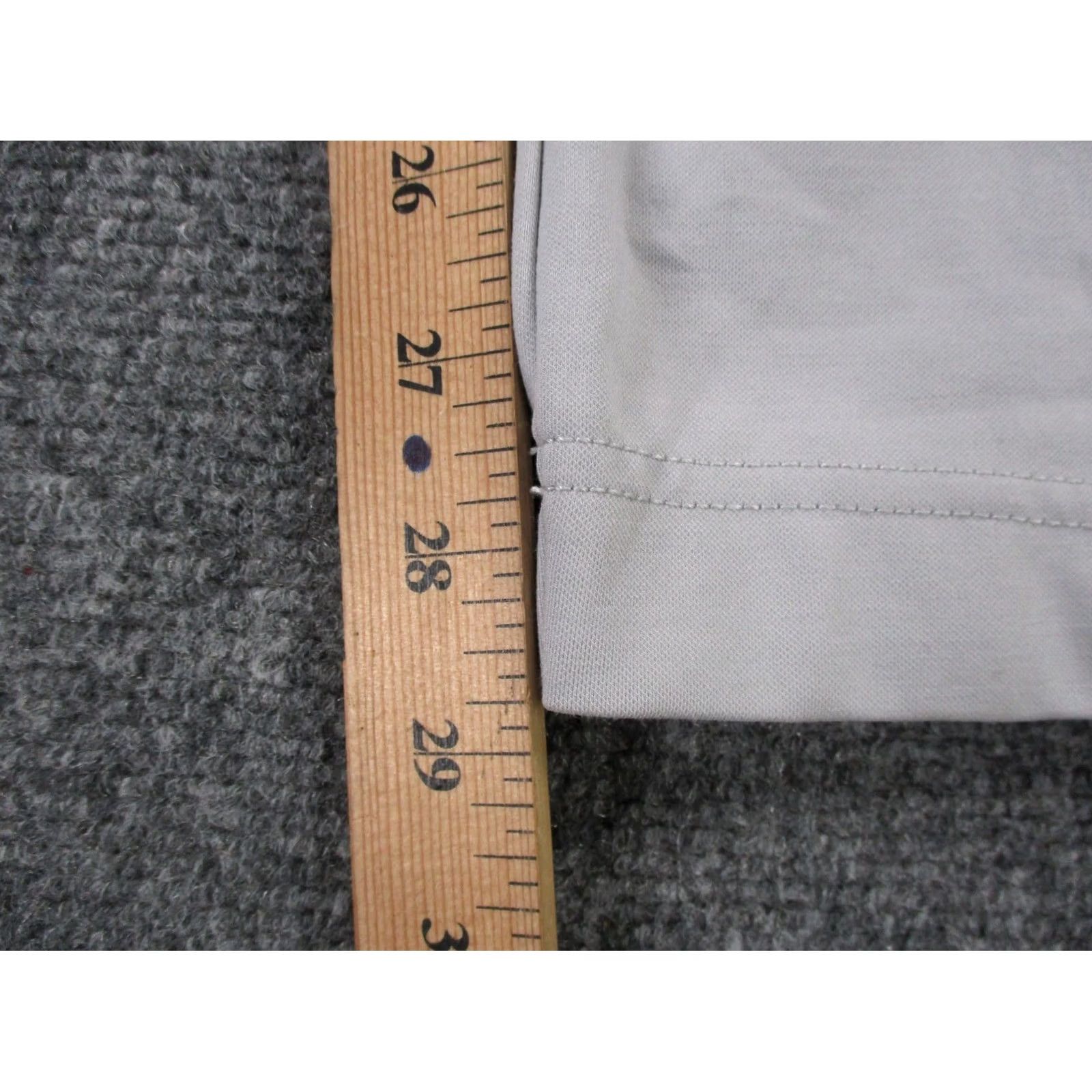 Vintage BYLT Pants Mens 33 Gray Chino Tapered Skinny Business Dress Stretch Pants Regular Size 33 Gray BYLT Mens pants Chino Tapered Skinny Dress Size US 31 - 4 Thumbnail