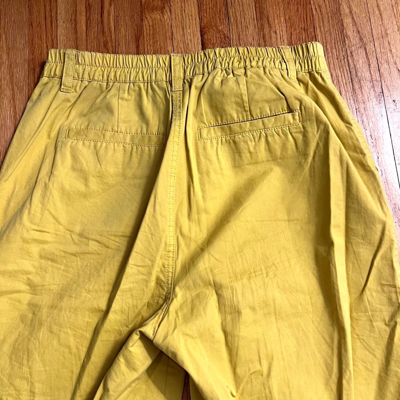 Vintage Sundance Pants Womens 6 Straight High Rise Cotton Chino Pant Yellow Adult Womens 6 Size 28" / US 6 / IT 42 - 4 Thumbnail