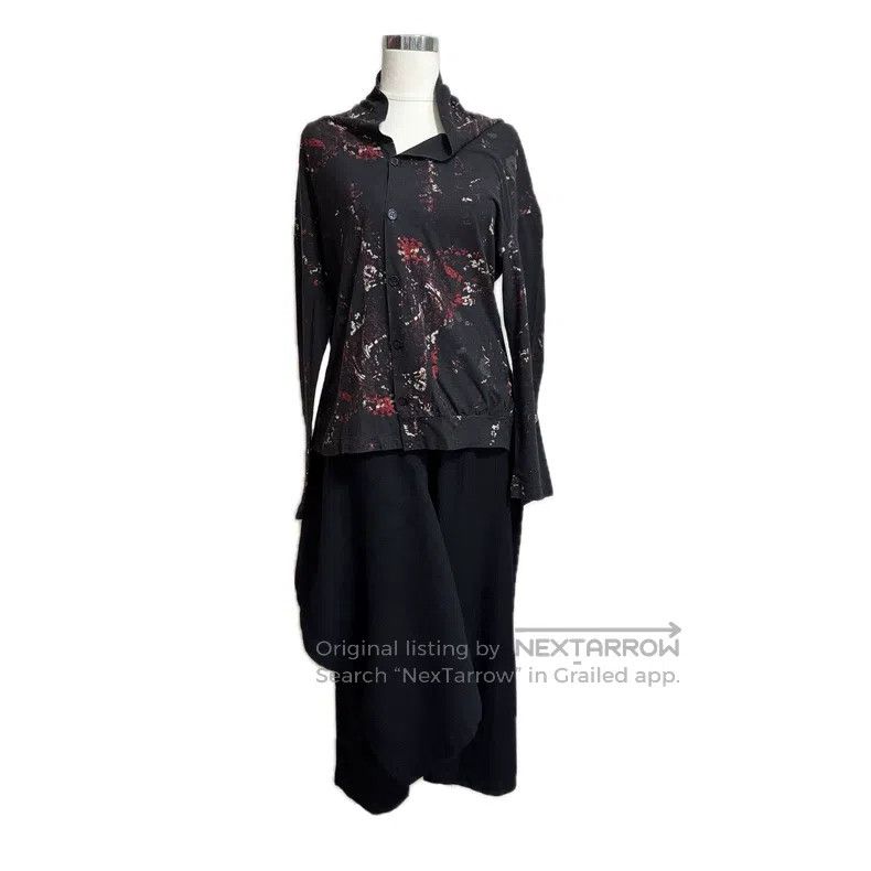 Yohji Yamamoto Yohji Yamamoto Graffiti print cardigan shirt Size US M / EU 48-50 / 2 - 2 Thumbnail