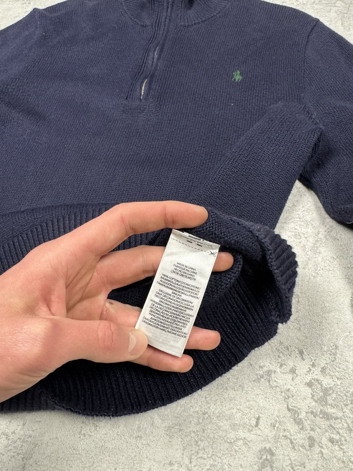 Polo Ralph Lauren Polo Ralph Lauren Y2K 1/4 Zip Sweater Size S Size US S / EU 44-46 / 1 - 13 Thumbnail