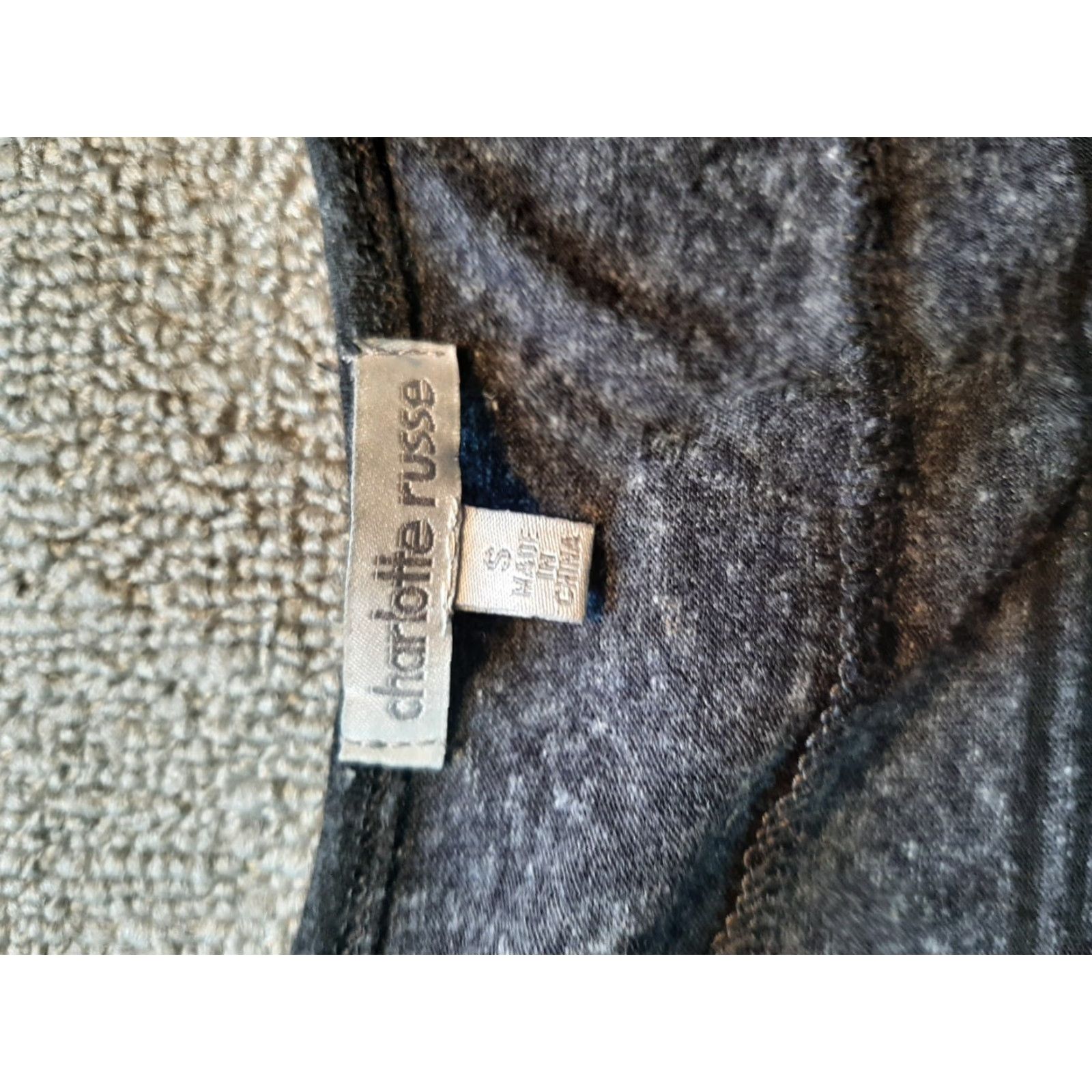 Vintage VINTAGE Charlotte Russe Top Womens Small S Black Striped Pocket 3/4 Sleeve Shirt Size S / US 4 / IT 40 - 3 Thumbnail