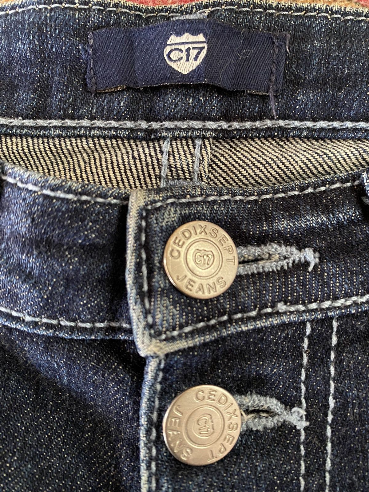 Edwin 🔥🔥Japanese Brand C17 Cedixsept Jeans Super Flare Denim Size US 27 - 8 Thumbnail