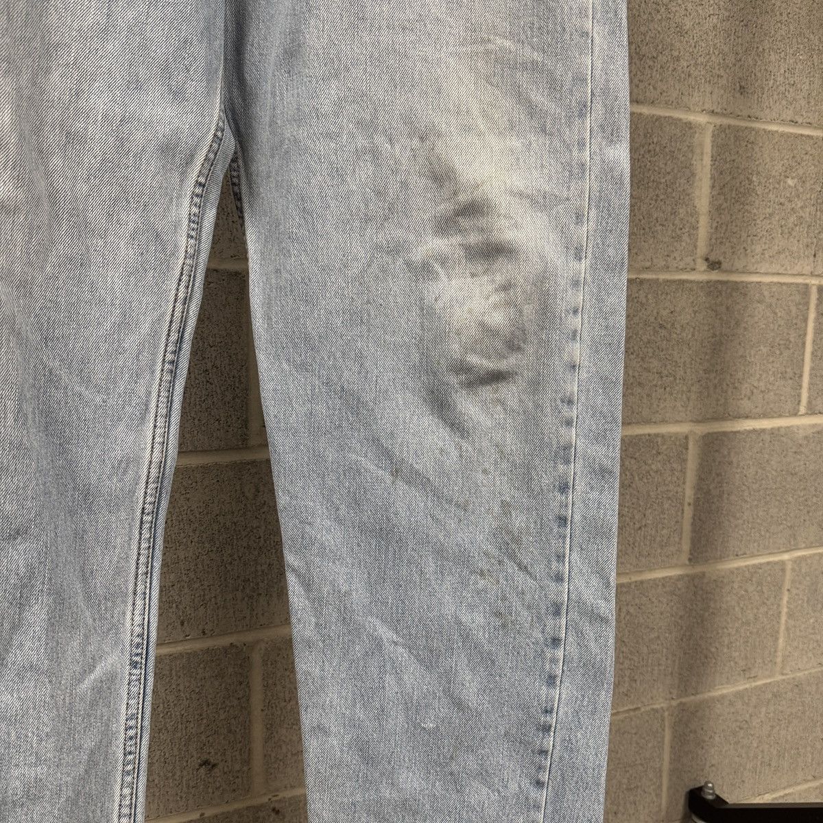 Vintage Levi's 550 Baggy Thrashed Faded Jeans ERD Grunge Chrome Size US 38 / EU 54 - 3 Thumbnail
