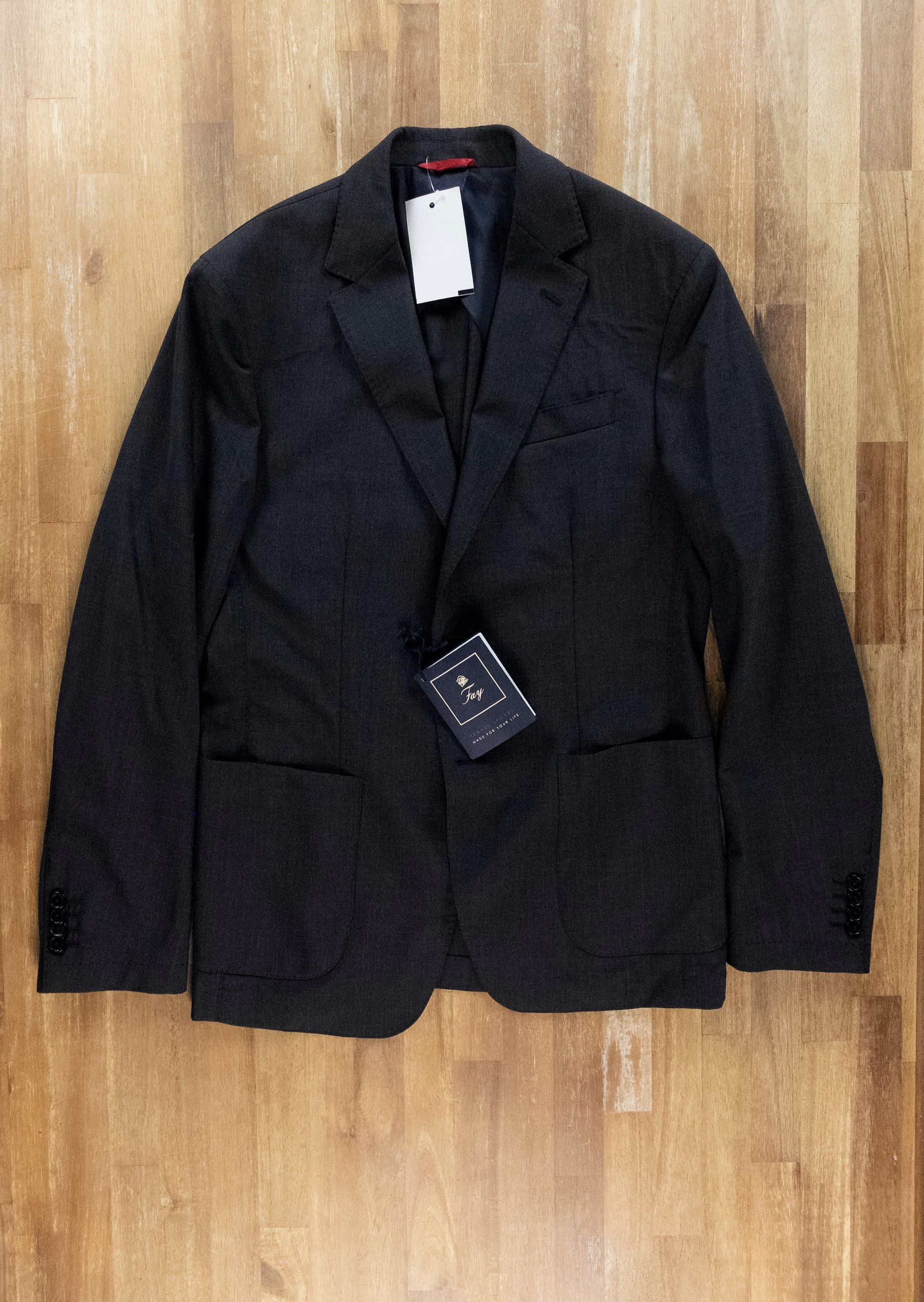Fay FAY dark gray wool Travel blazer jacket Size 40 US / 50 IT Size 40R - 3 Thumbnail