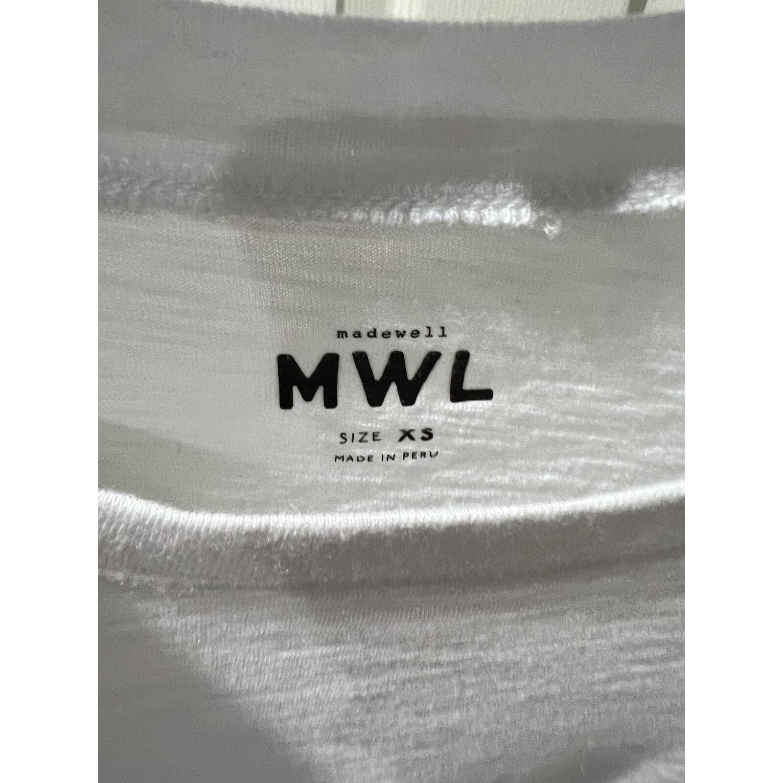 & Other Stories MWL Madewell Women's tie waist long Cotton Size XS A001782 Size XS / US 0-2 / IT 36-38 - 7 Thumbnail