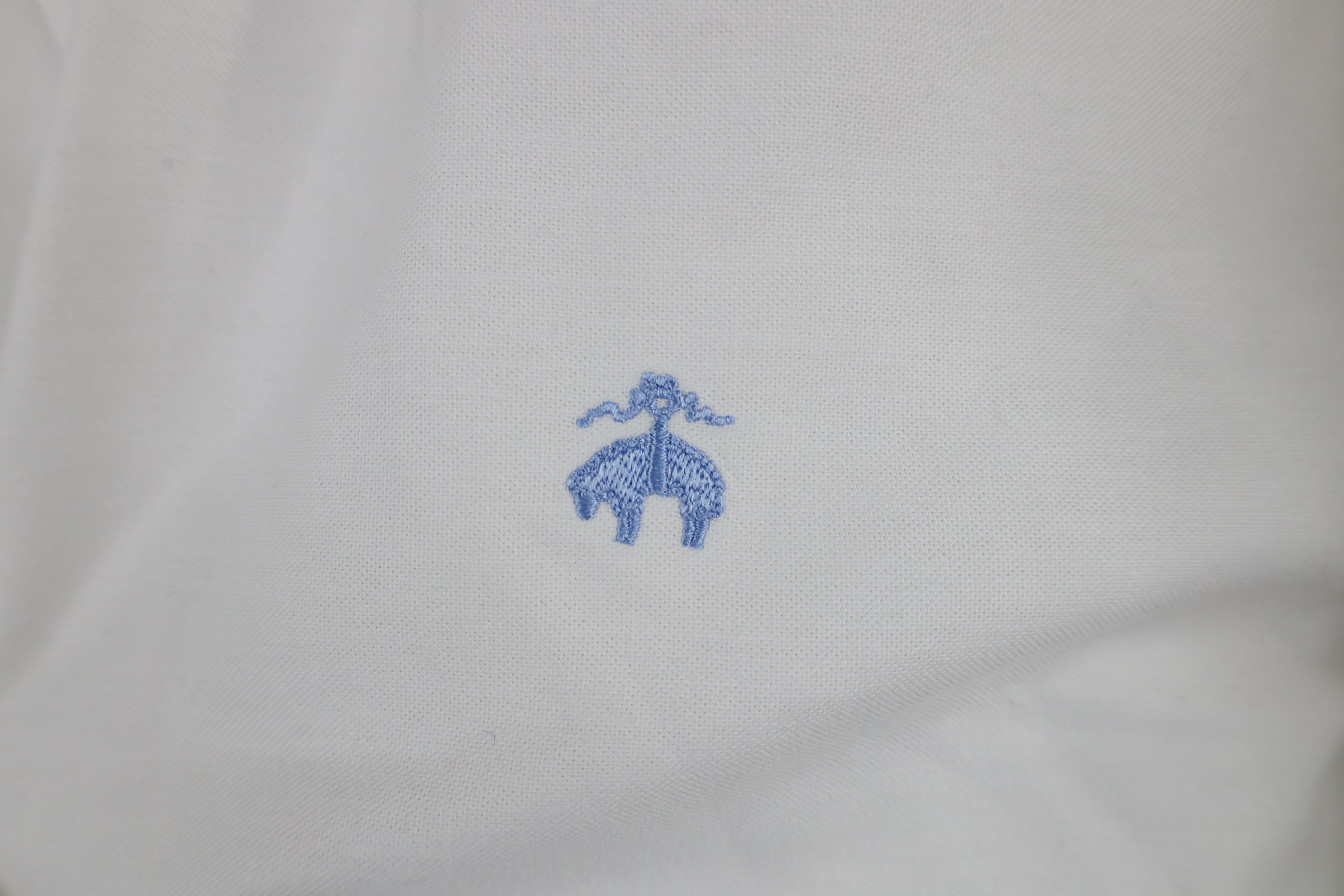 Brooks Brothers × Vintage Vintage Brooks Brothers Iron Stretch Button Down Shirt White Size US L / EU 52-54 / 3 - 4 Thumbnail