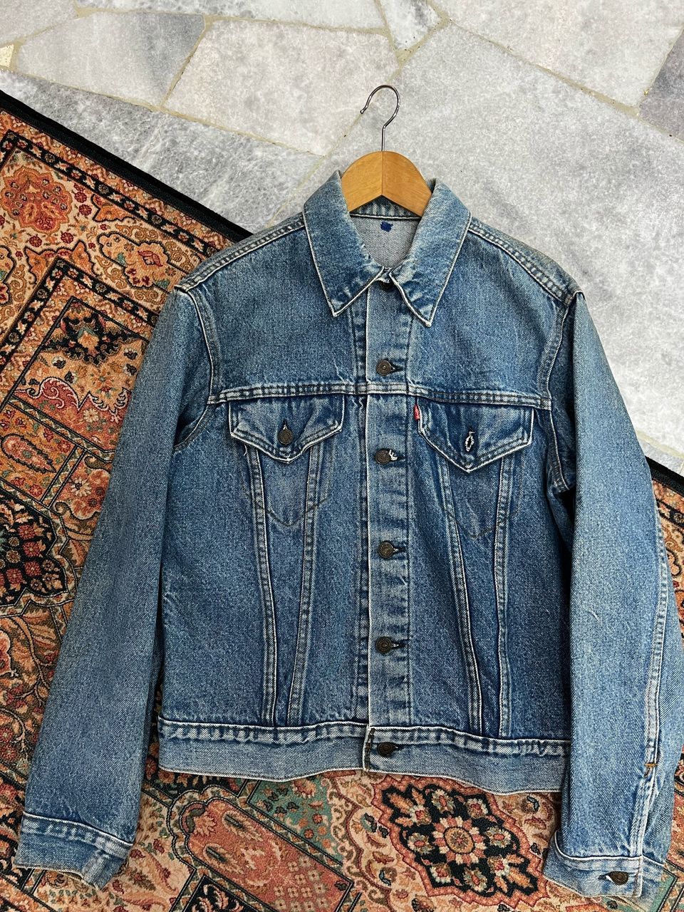 Levi's Levis 1970’s type3 Trucker Jacket Top Button 52 Size US M / EU 48-50 / 2 - 2 Thumbnail