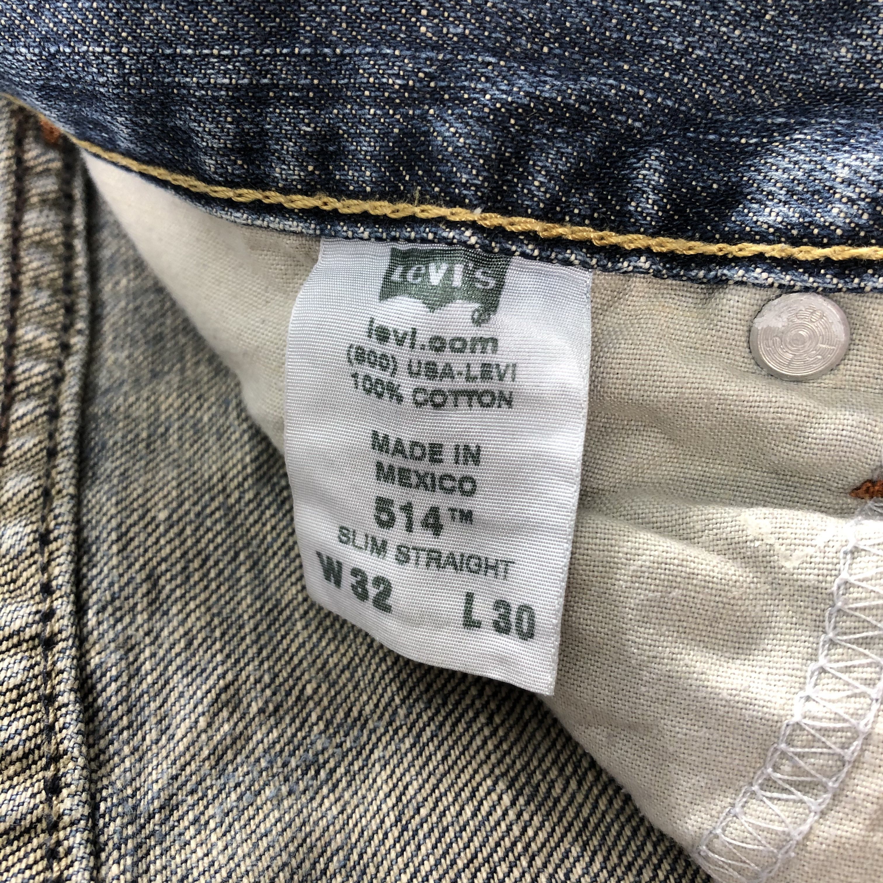 Levi's Vintage Faded Black Levis 514 Jeans-J2325 Size US 32 / EU 48 - 17 Thumbnail