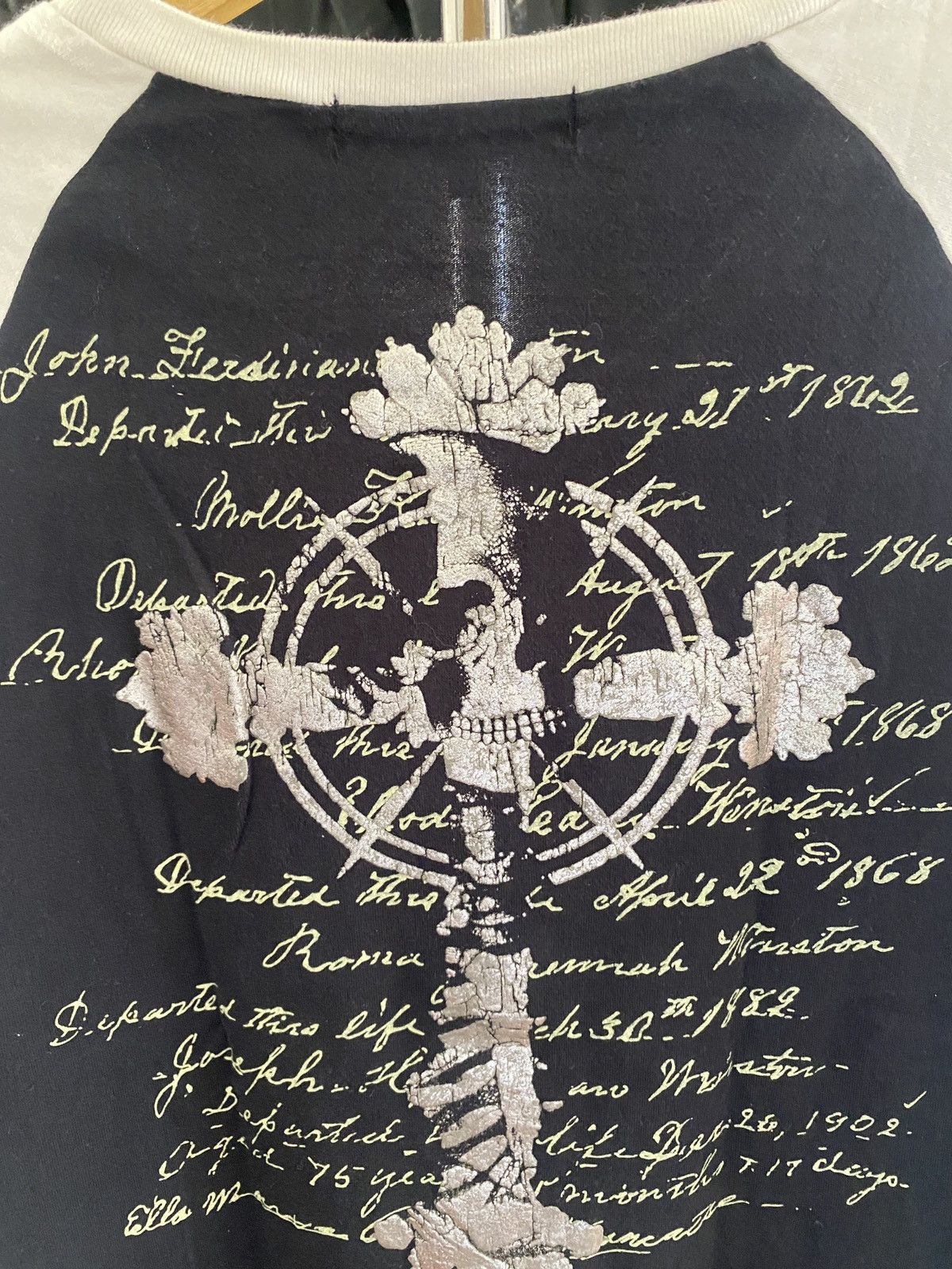 Maison Margiela Armee Francaise Skull Cross Poem LONGSLEEVE TEE Size US M / EU 48-50 / 2 - 14 Thumbnail