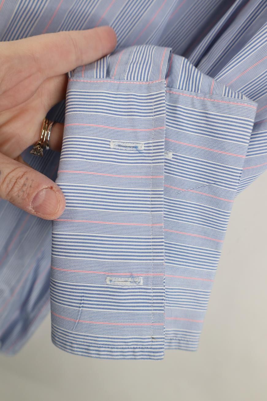 Vineyard Vines New Vineyard Vines Striped French Cuff Collared Button Shirt Size US M / EU 48-50 / 2 - 8 Thumbnail