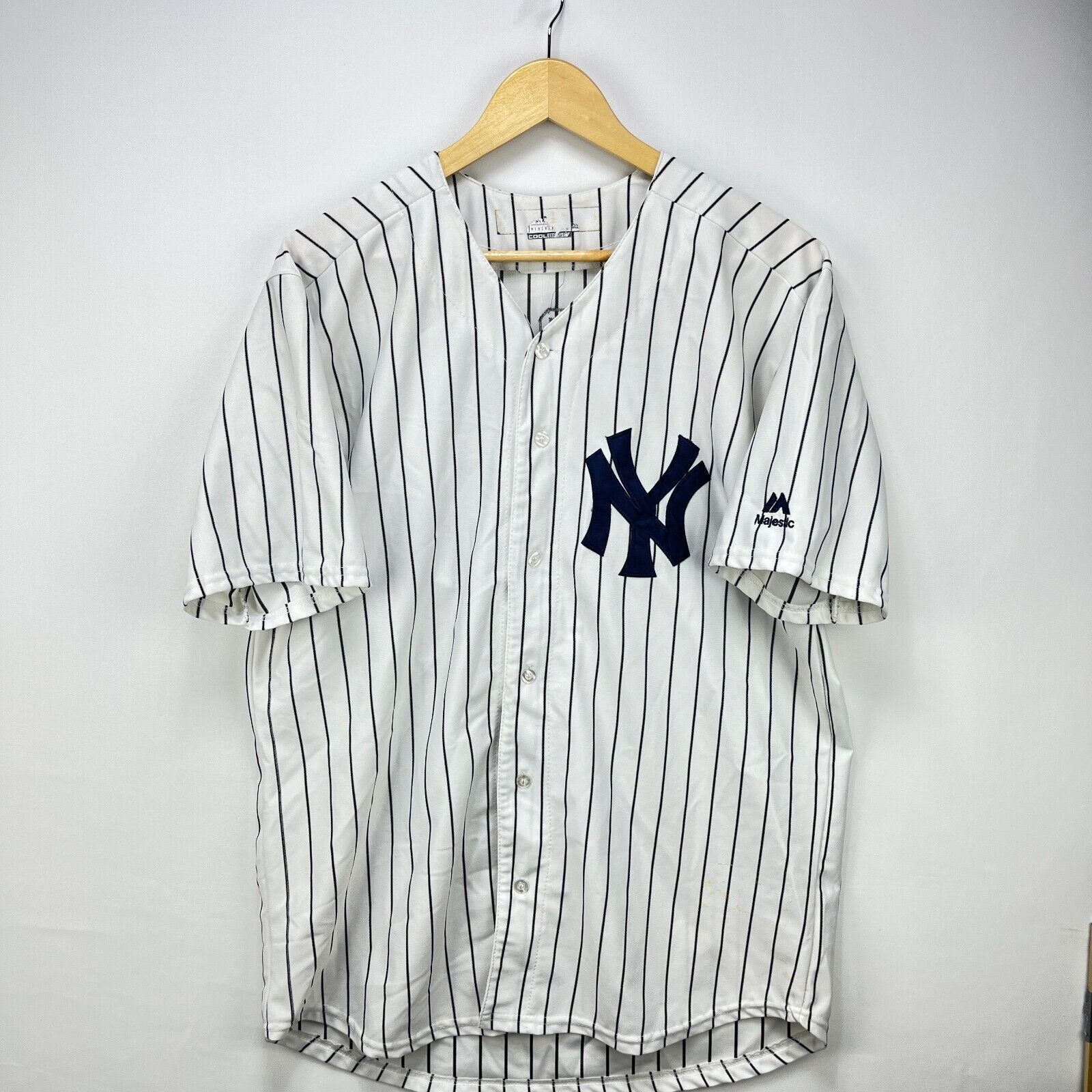 Majestic × Vintage Vintage New York Yankees Baseball Majestic Judge Large Mens Size US L / EU 52-54 / 3 - 1 Thumbnail