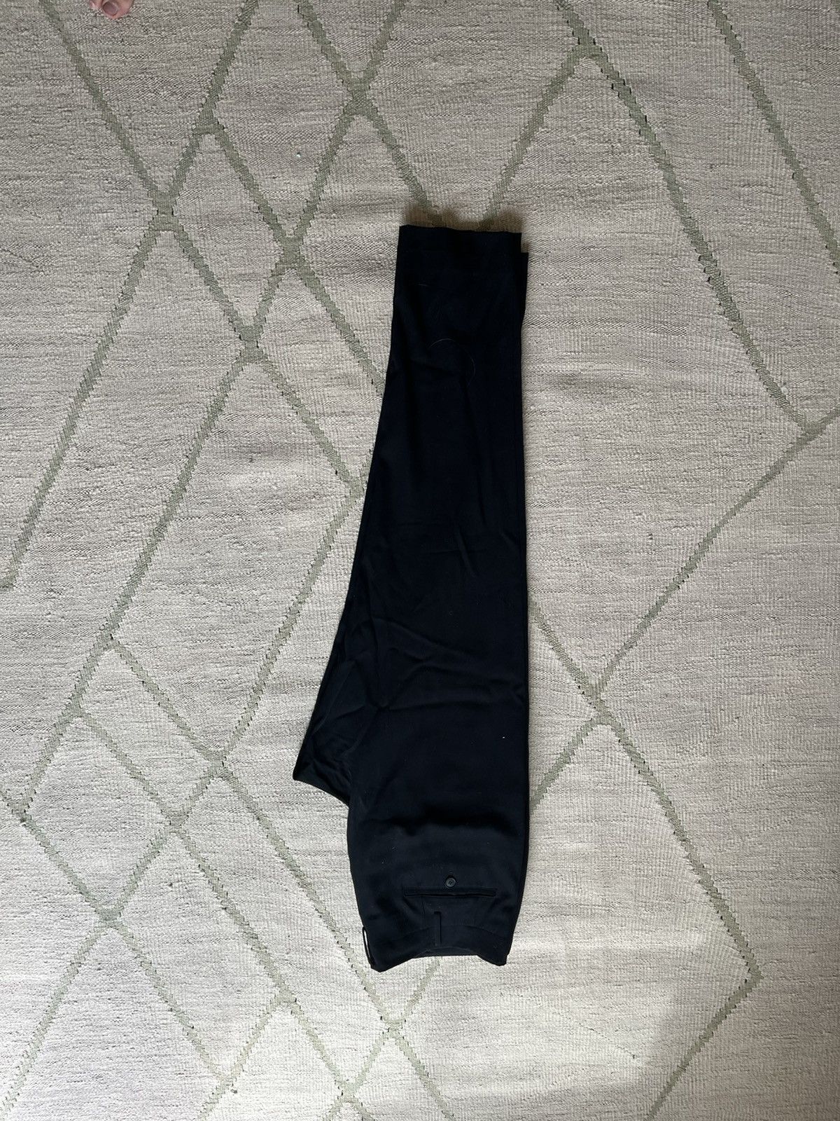 Yohji Yamamoto Black Wool Yohji trousers Size 42R - 2 Thumbnail