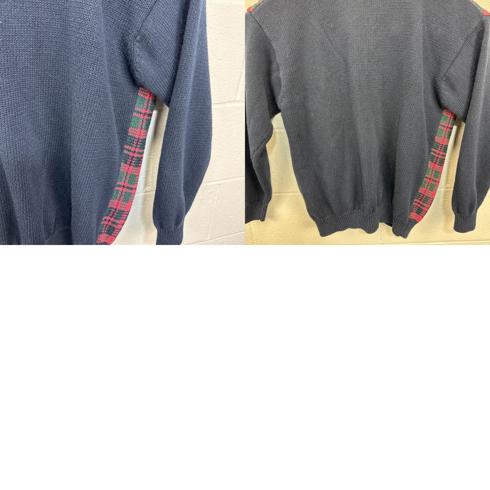 Sears VINTAGE SEARS Cardigan Sweater Geometric Plaid Tartan Knit RAmie Cotton Button XL Pockets 80s Mens Streetwear, Grandpa, Preppy, 80s, Workwear Size US XL / EU 56 / 4 - 10 Thumbnail