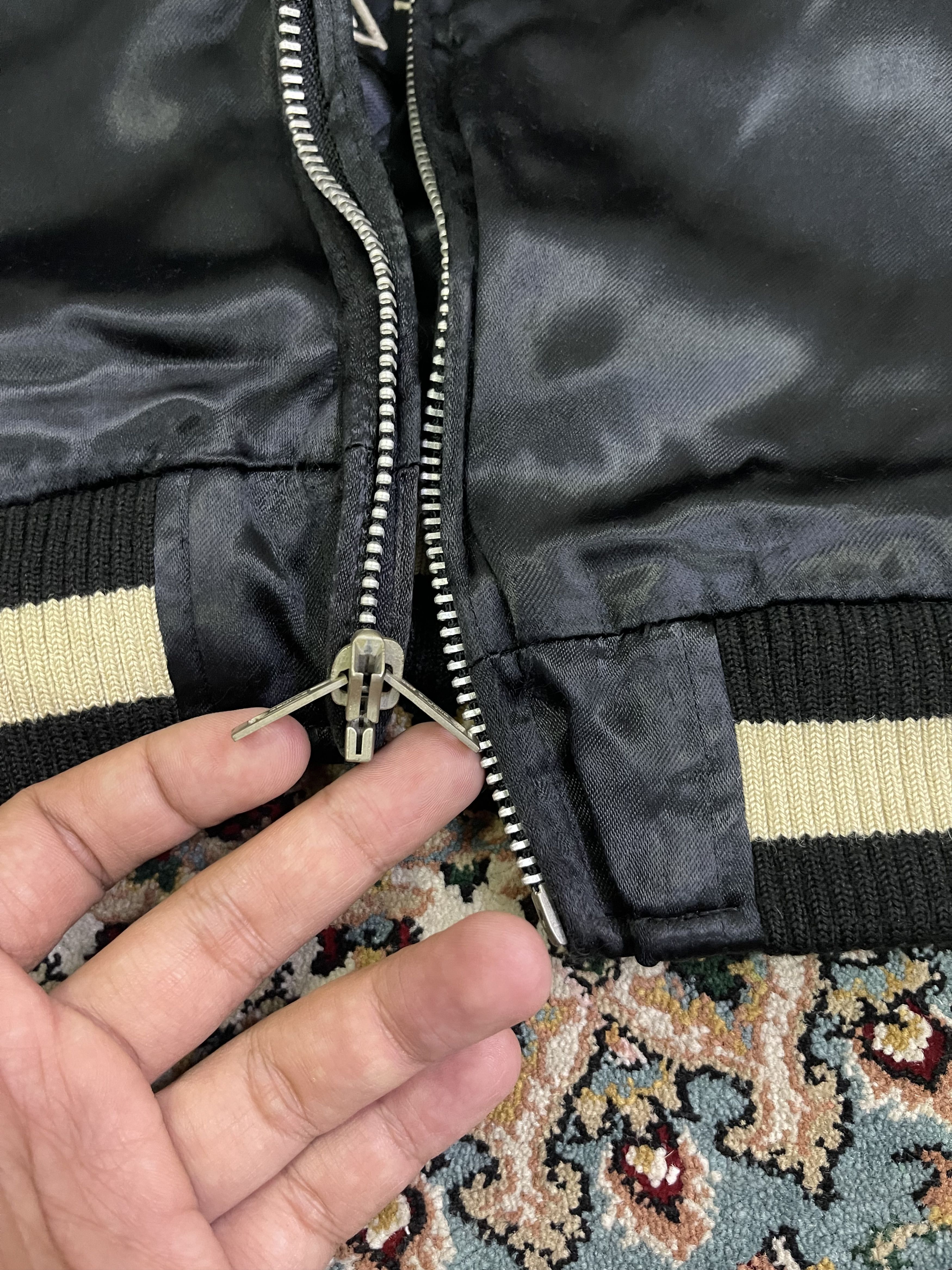 Vanson Leathers RARE Vanson Sukajan Sourvenir Satin Jacket Embroidery Size US S / EU 44-46 / 1 - 12 Thumbnail