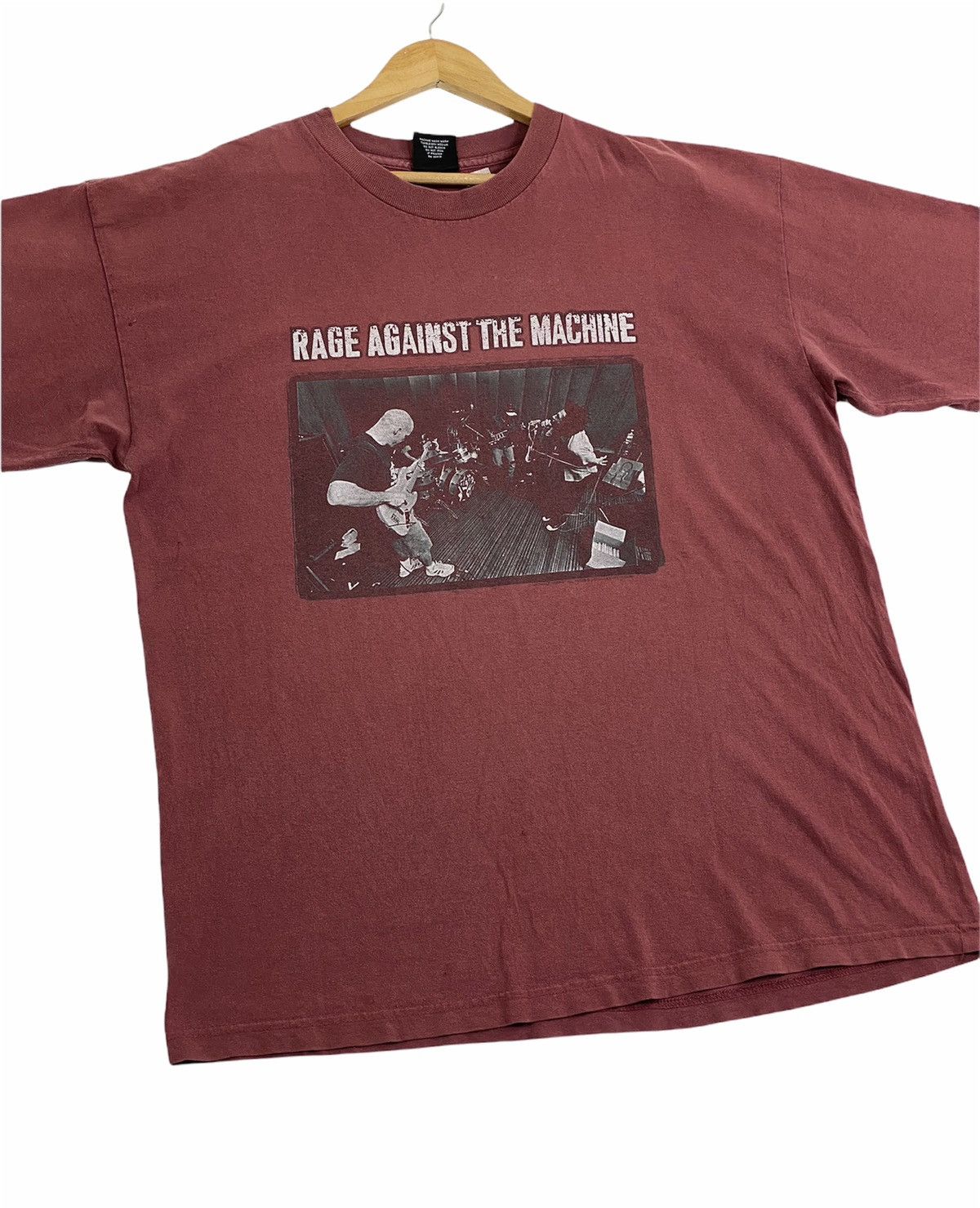 Band Tees × Vintage vintage band tees RACE AGAINST THE MACHINE 90s Size US L / EU 52-54 / 3 - 3 Thumbnail